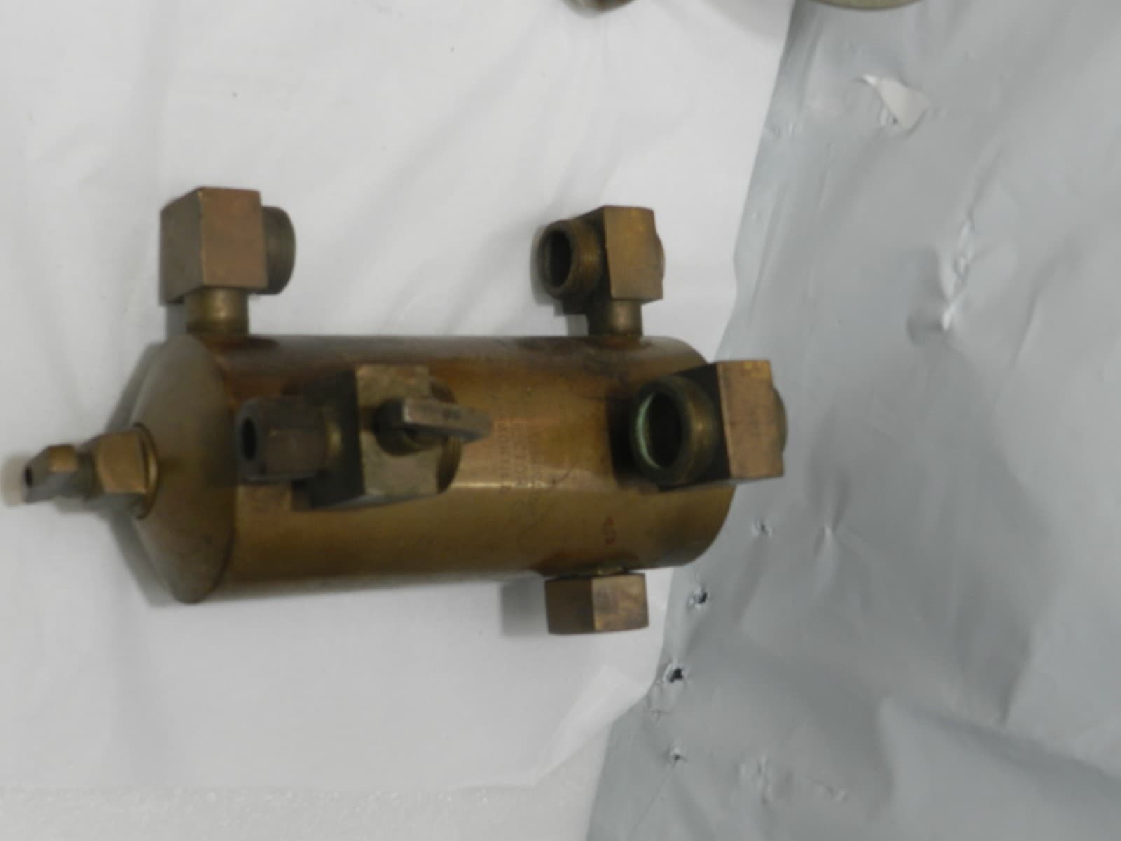 Antique Chicago Ohio Lubricator Injector Oiler Hit Miss Steam Engine 1 Pt D69JJ - Thumbnail 3