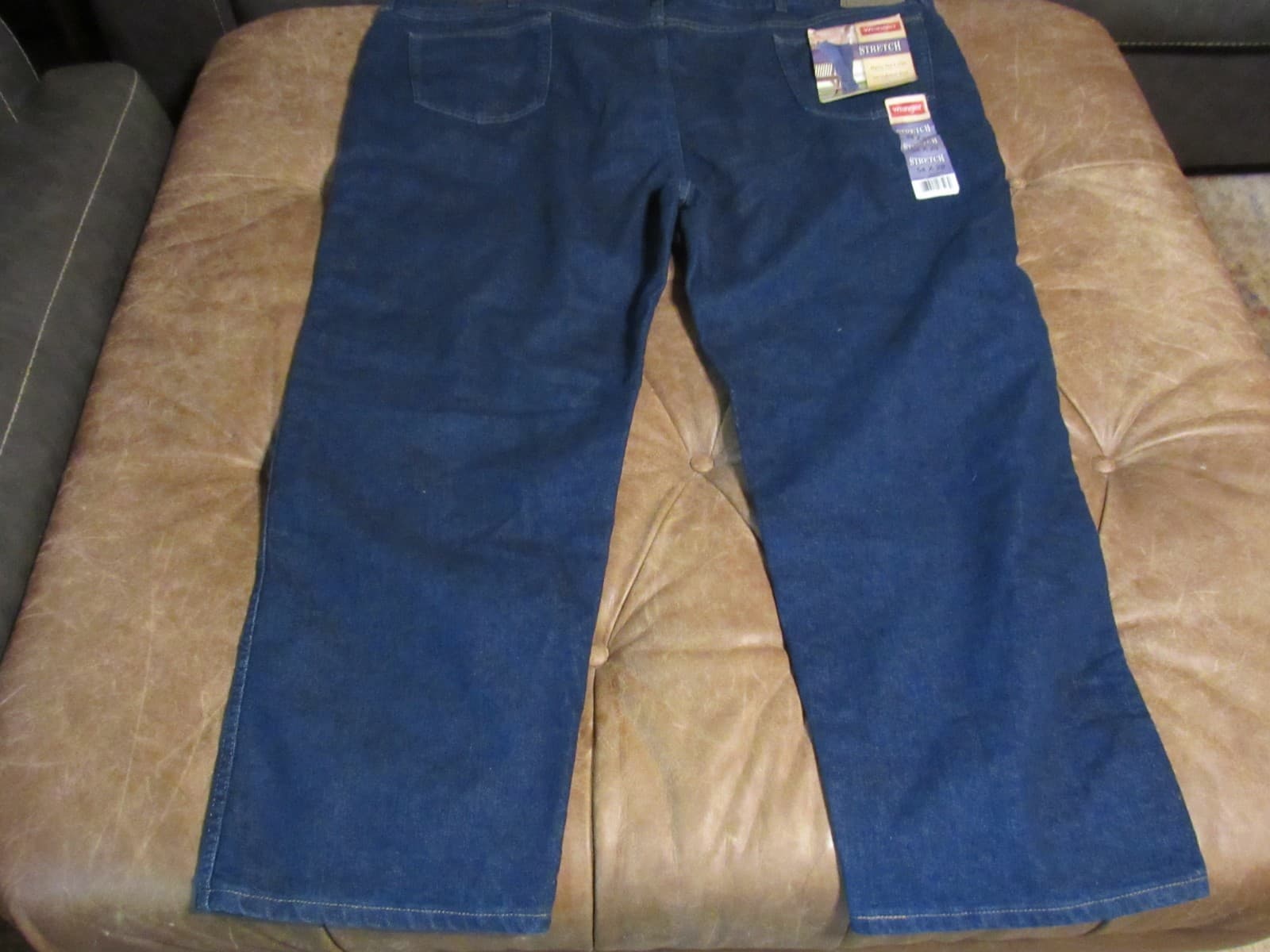 Wrangler Regular Fit Stretch Jeans size 54 X 29 New Dark (V85M) - Thumbnail 2