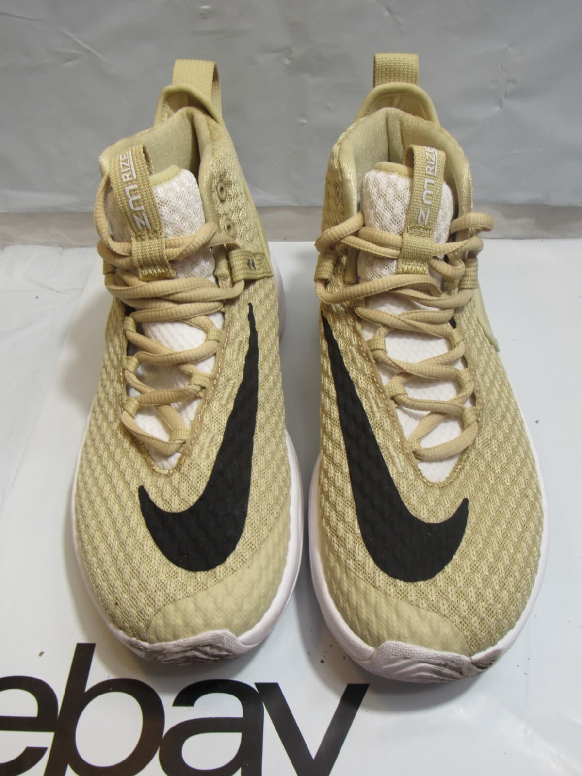 Nike Zoom ZM Rize size 6.5 Rare Colorway Tan/White-Black. CN9502 703 (L47K) - Thumbnail 2