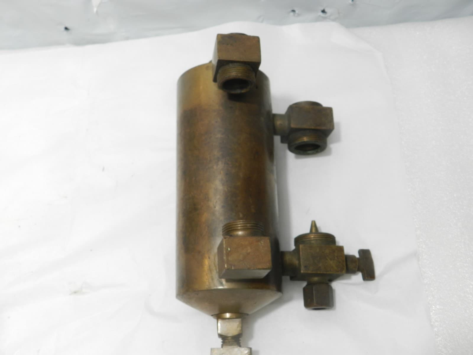 Antique Chicago Ohio Lubricator Injector Oiler Hit Miss Steam Engine 1 Pt D69JJ - Thumbnail 8