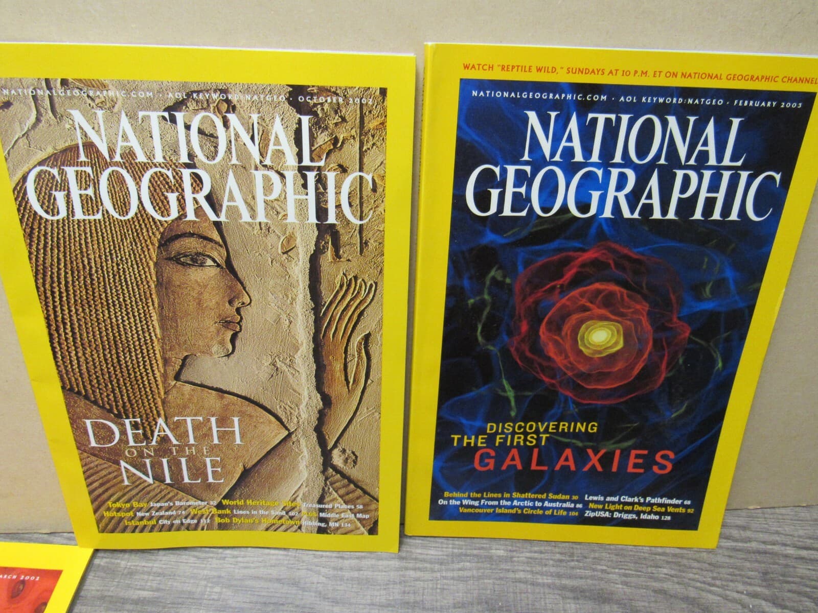National Geographic 2002 2003 Afghan Girl Diamonds D Day Dinosaurs Mummies - Thumbnail 6