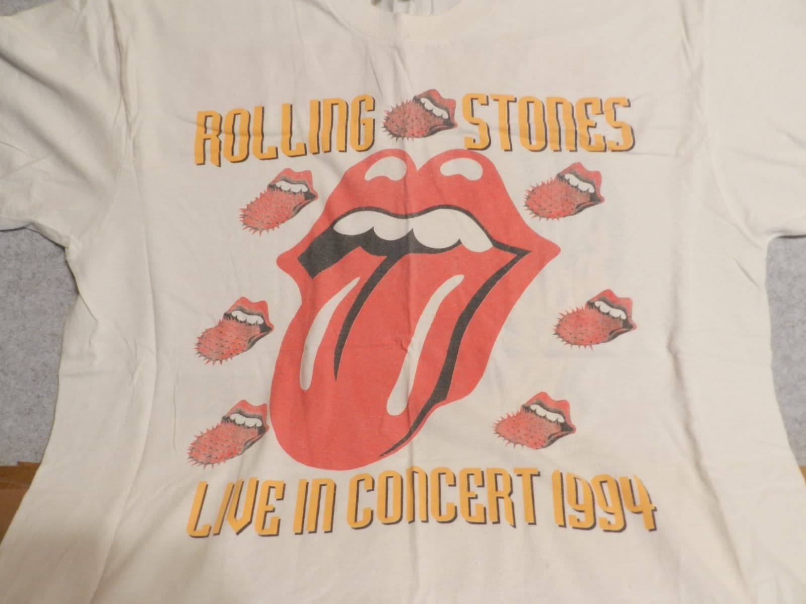 Vintage Rare Rolling Stones 1994 Voodoo Lounge T-Shirt Size XL Band Tour H34K - Thumbnail 2