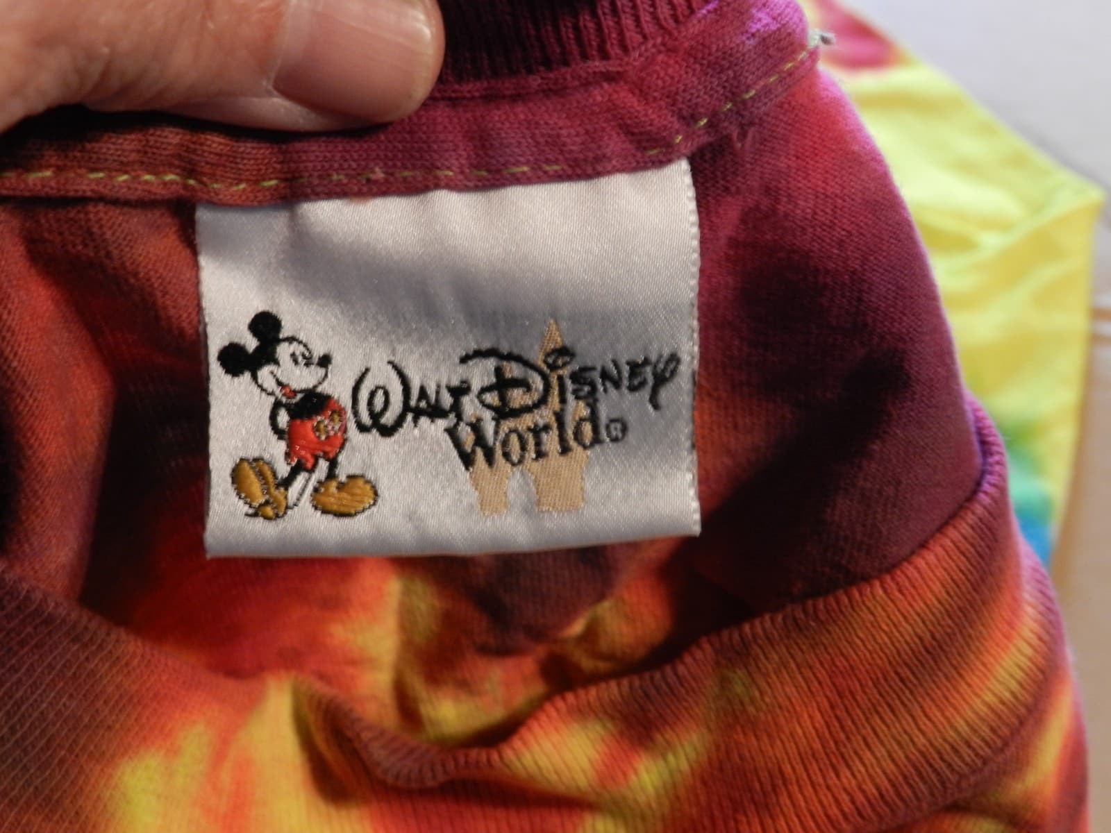Vintage Disney Rock’N’ Roller Coaster Aerosmith Tie Dye T Shirt Men 2X (H36K) - Thumbnail 3