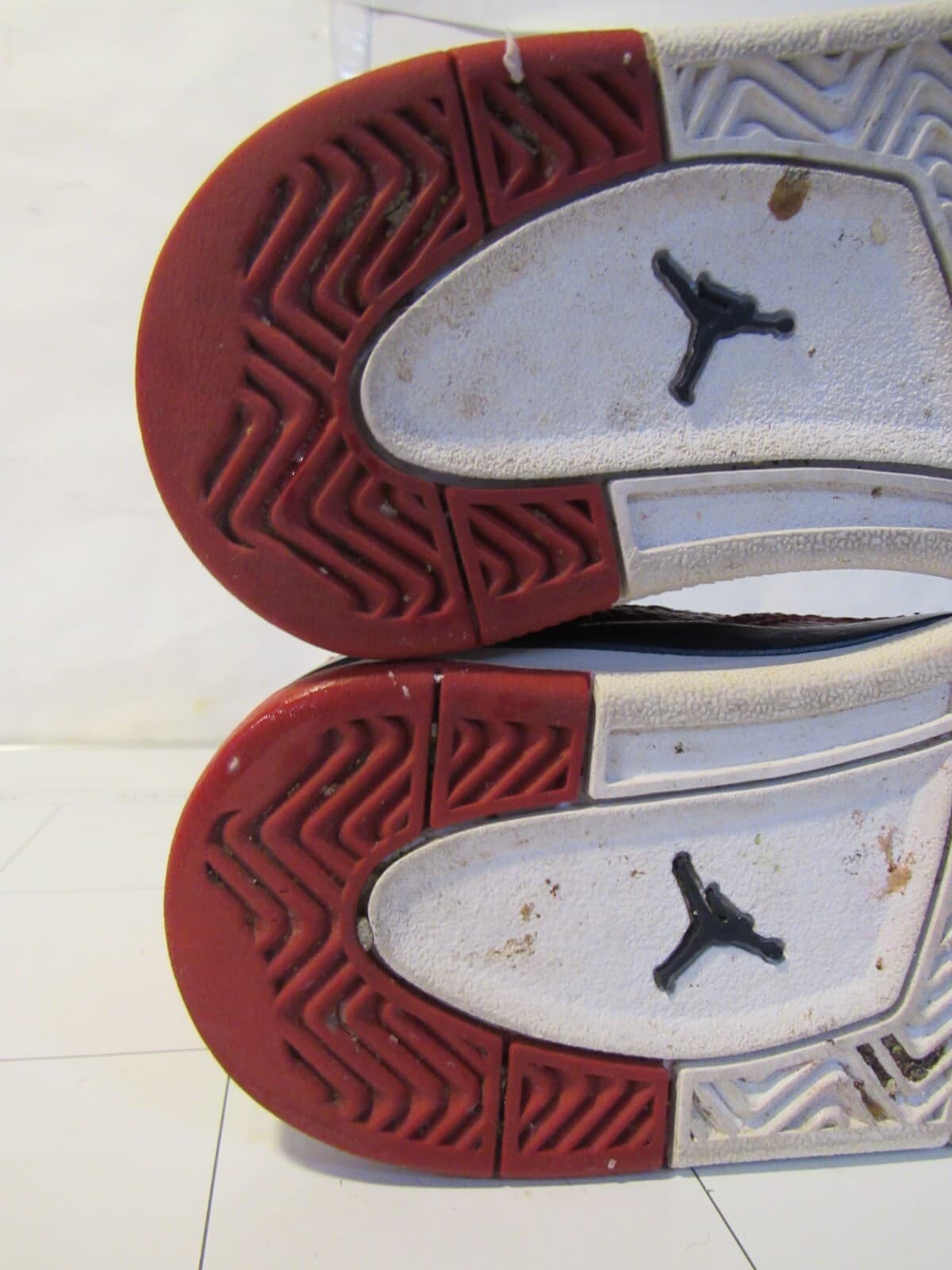 Nike Air Jordan 4 Retro Fiba Boys SZ 7C Red Athletic Sneakers BQ7670-617 D97S - Thumbnail 7
