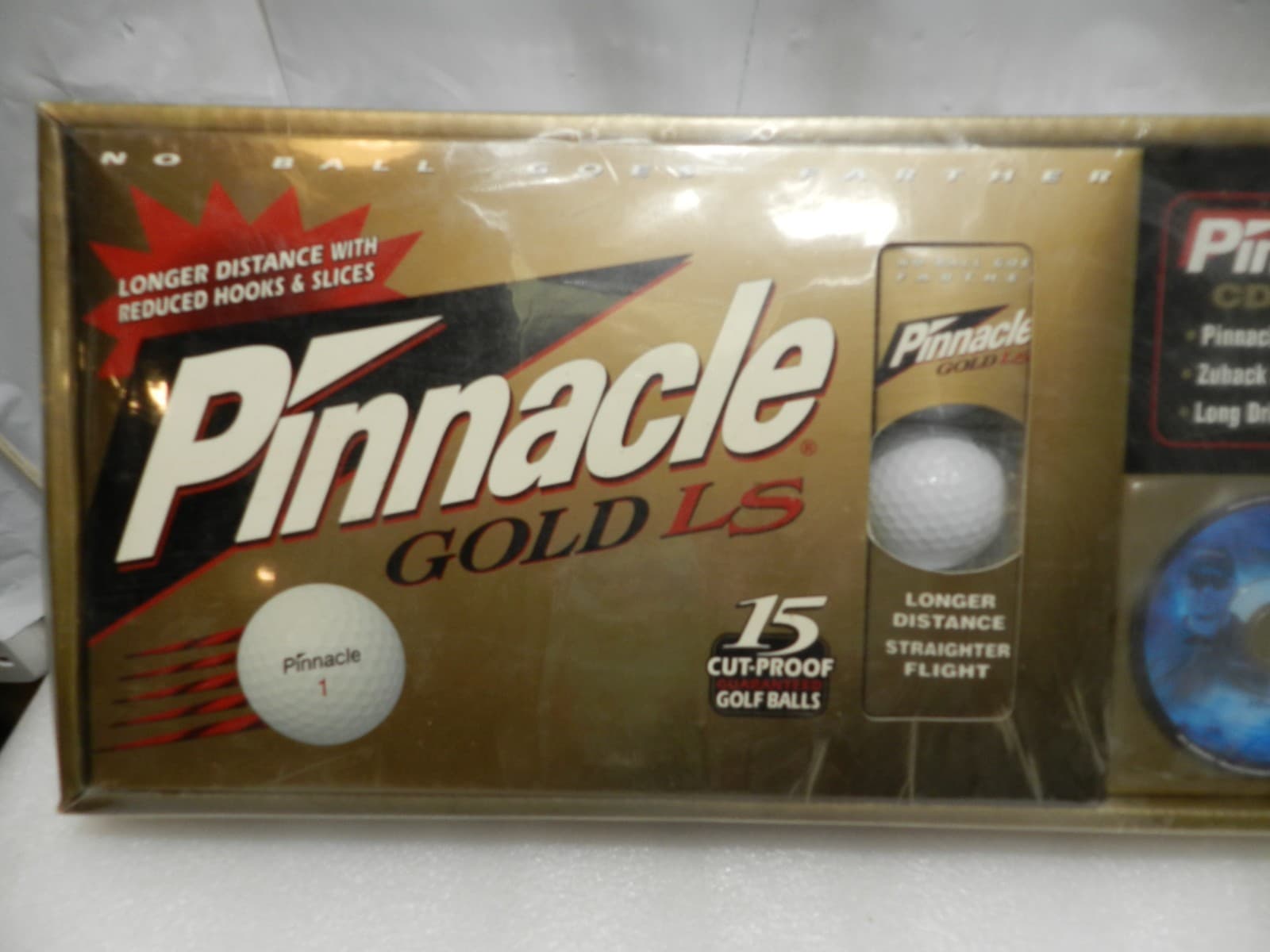 NEW Pinnacle Gold LS Golf Balls & CD Game Disc Sealed Gift Set(D72K) - Thumbnail 2