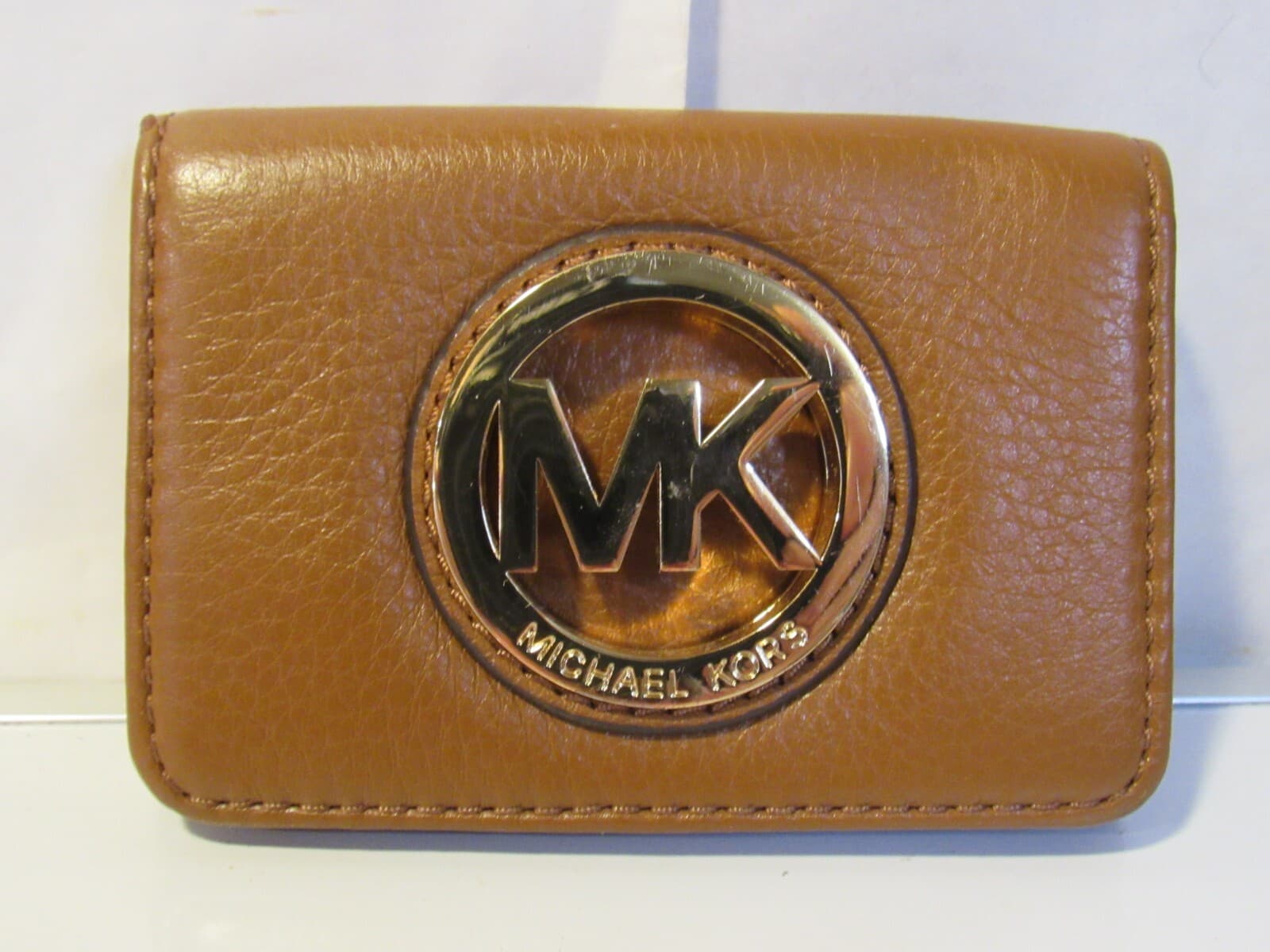 Michael Kors Fulton Brown Leather Handbag with 3 Wallets C69M - Thumbnail 14
