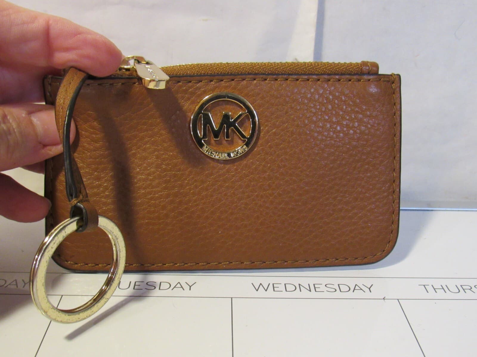 Michael Kors Fulton Brown Leather Handbag with 3 Wallets C69M - Thumbnail 17