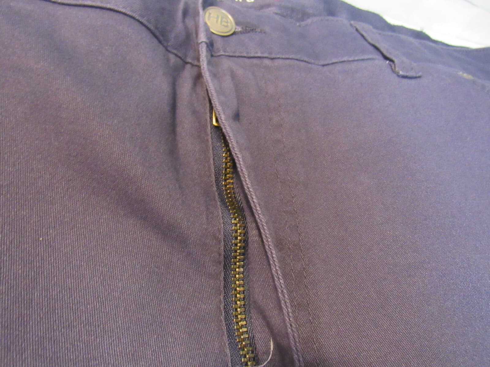 Harbor Bay Men’s Dress Pants Continuous Comfort Waistband 46 x 30 New Navy L54K - Thumbnail 8
