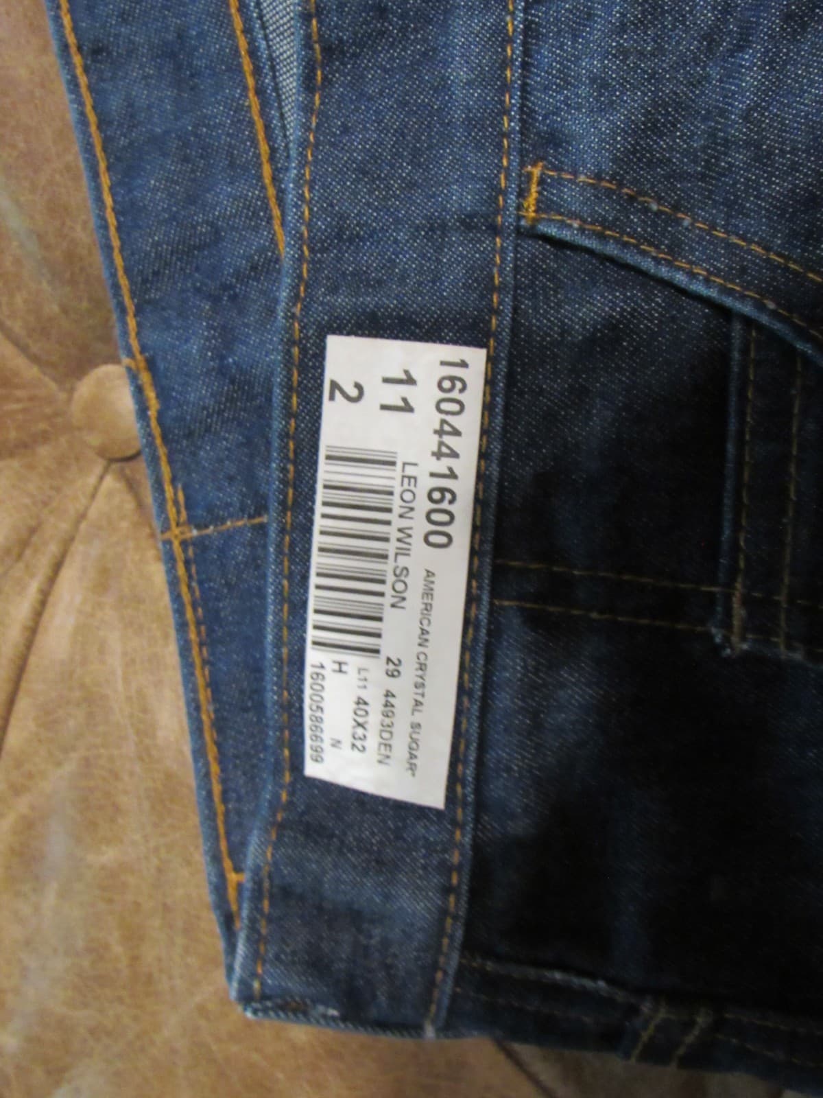 Reed FR Jeans 40X32 Blue Straight Leg Medium Wash HRC 2 Flame Resistant (V94JJ) - Thumbnail 4