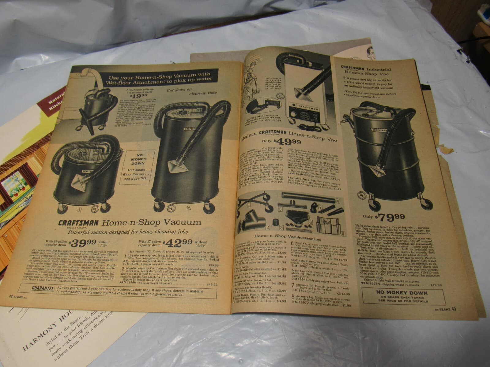 Vintage 1955 1957 1964 Sears Roebuck Craftsman Tool Catalogs/ Family Fitness O63 - Thumbnail 10