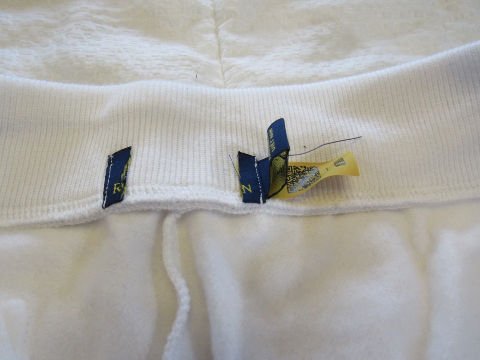 Polo Ralph Lauren Men's Small White Logo Embroidered Jogger Pants Z37K - Thumbnail 3