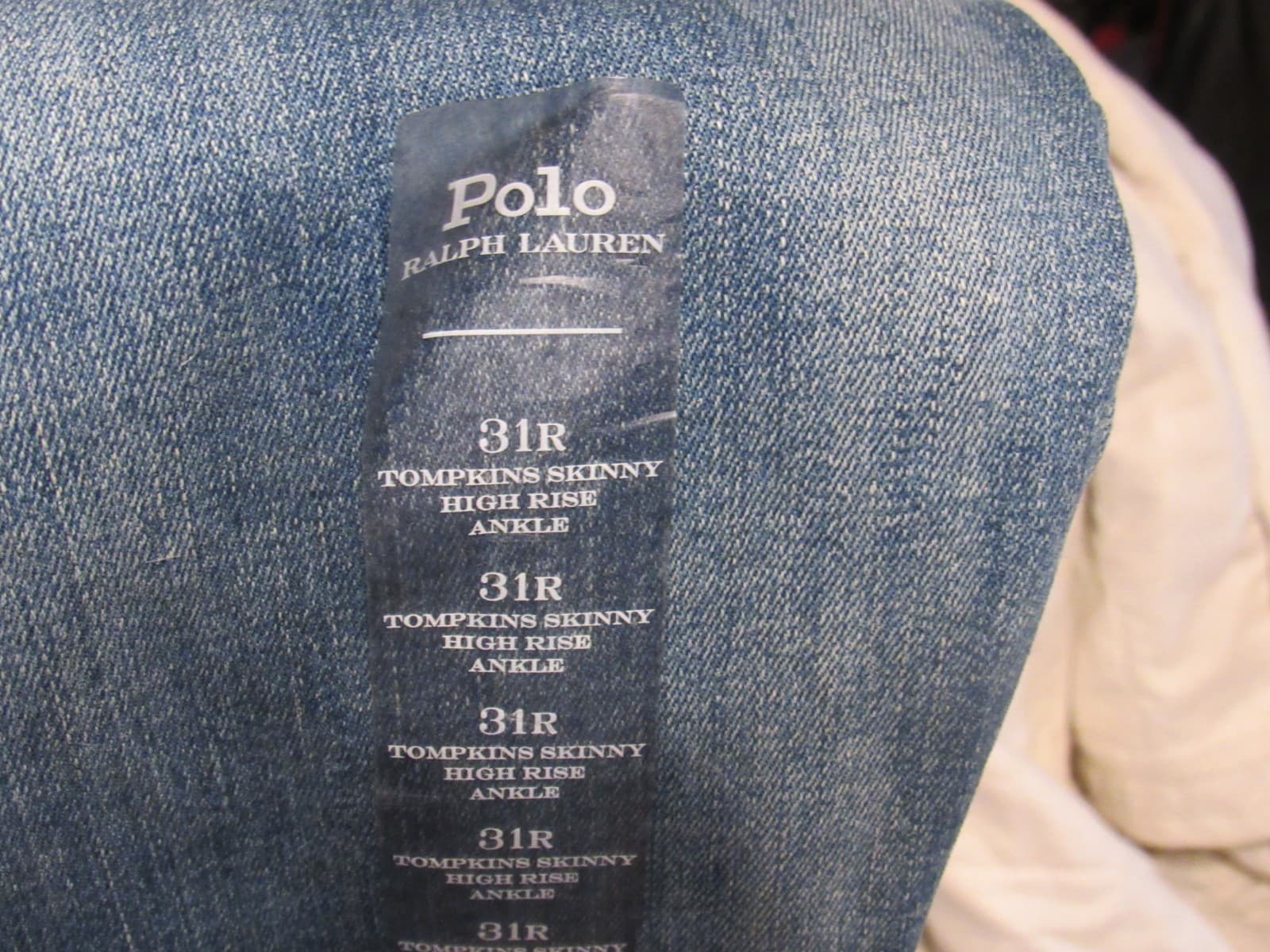 Polo Ralph Lauren Tompkins Skinny High Rise Ankle Womens Size 31 R Z36K - Thumbnail 2