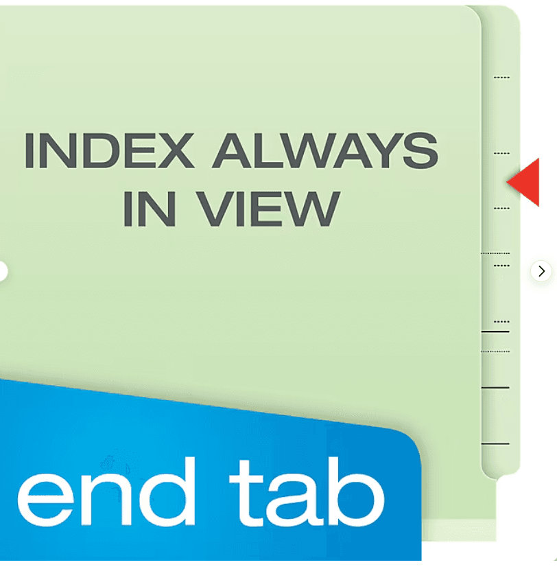 Pendaflex Pressboard End-Tab Classification Folders Legal SZ 2 Divider 10ct D73K - Thumbnail 3