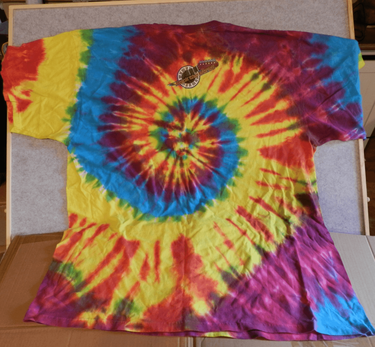 Vintage Disney Rock’N’ Roller Coaster Aerosmith Tie Dye T Shirt Men 2X (H36K) - Thumbnail 4
