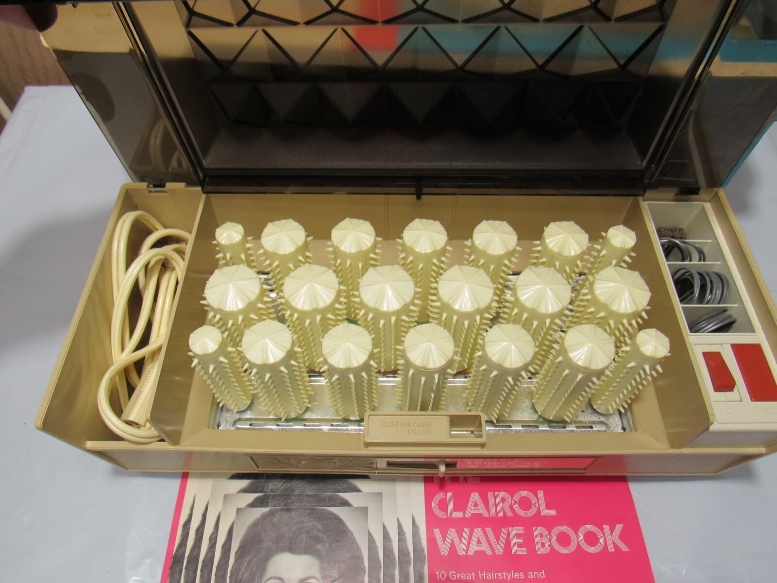 Clairol Kindness Hot Rollers Custom Care K-300 Hairsetter Hair Curlers (O62J) - Thumbnail 4