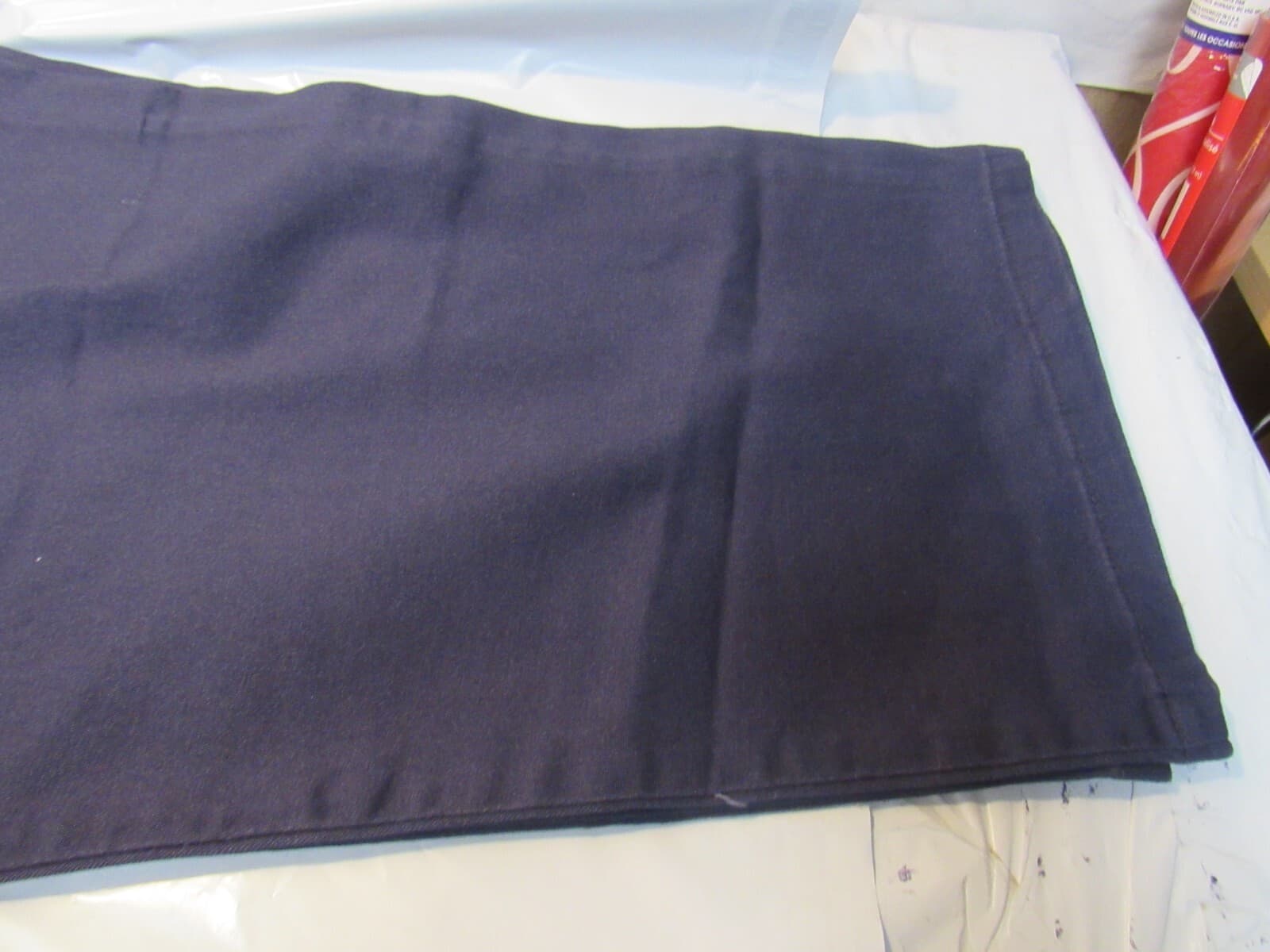 Harbor Bay Men’s Dress Pants Continuous Comfort Waistband 46 x 30 New Navy L54K - Thumbnail 10
