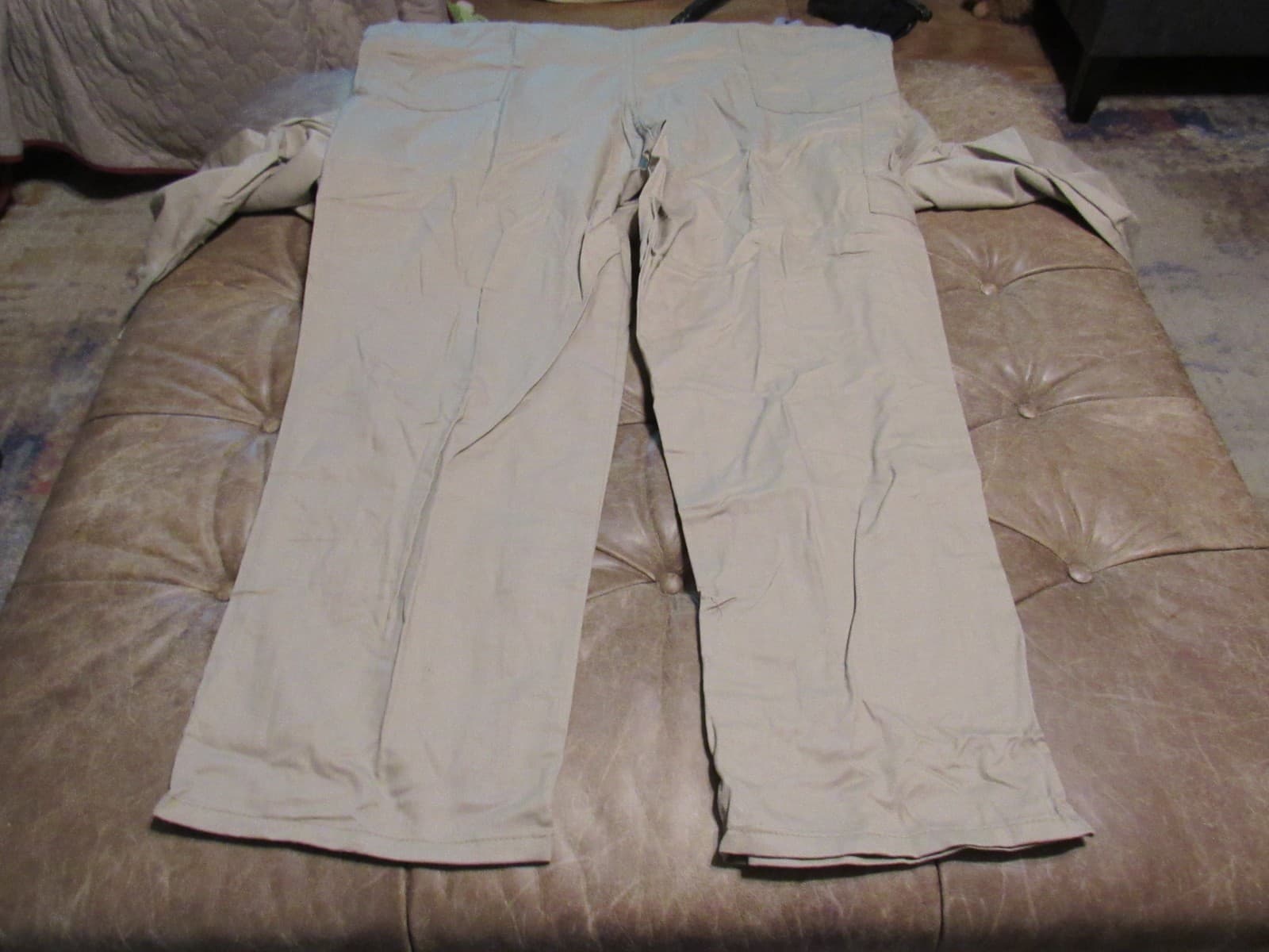 2112 Flash Fire & Arc Flash Protection Khaki Workwear Coverall Flame 56 Tall V95 - Thumbnail 8