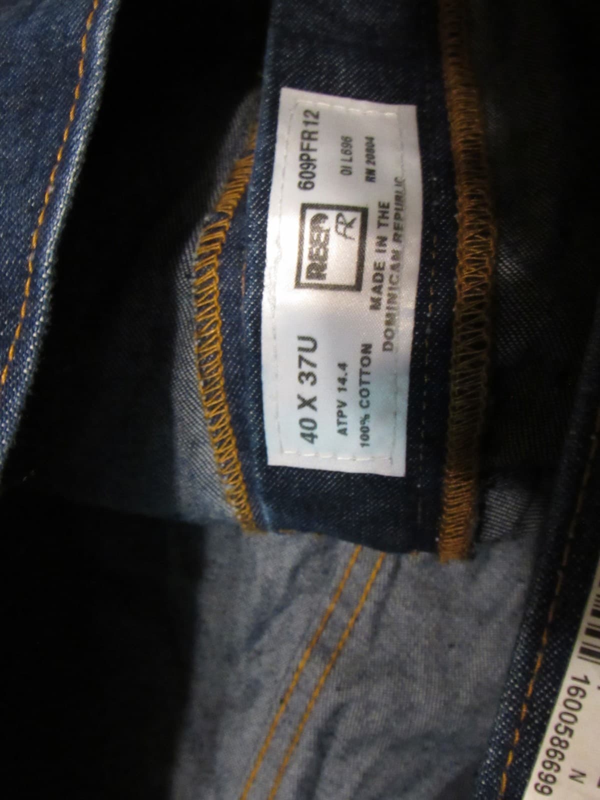 Reed FR Jeans 40X32 Blue Straight Leg Medium Wash HRC 2 Flame Resistant (V94JJ) - Thumbnail 5