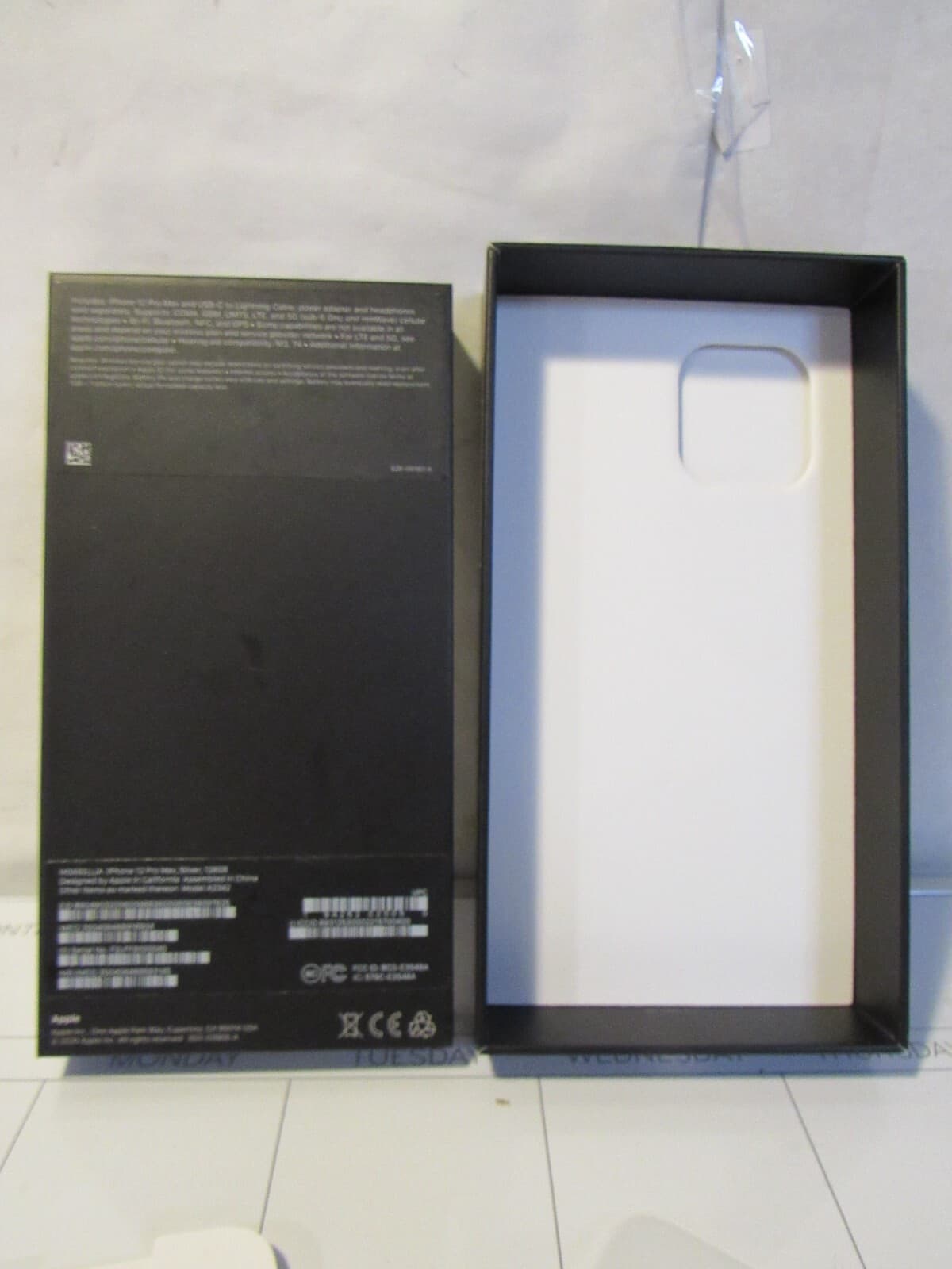 Apple iPhone 12 Pro Max Original Box Silver A2343 BOX ONLY C72M - Thumbnail 3