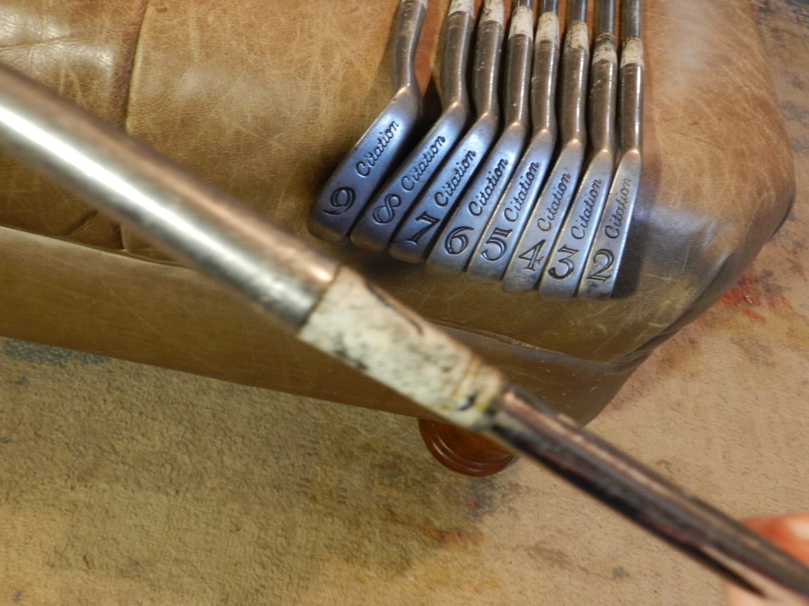 70s Power Bilt Citation Iron/Club Set RH 9PC (2-10) Stainless Delux D74K - Thumbnail 6