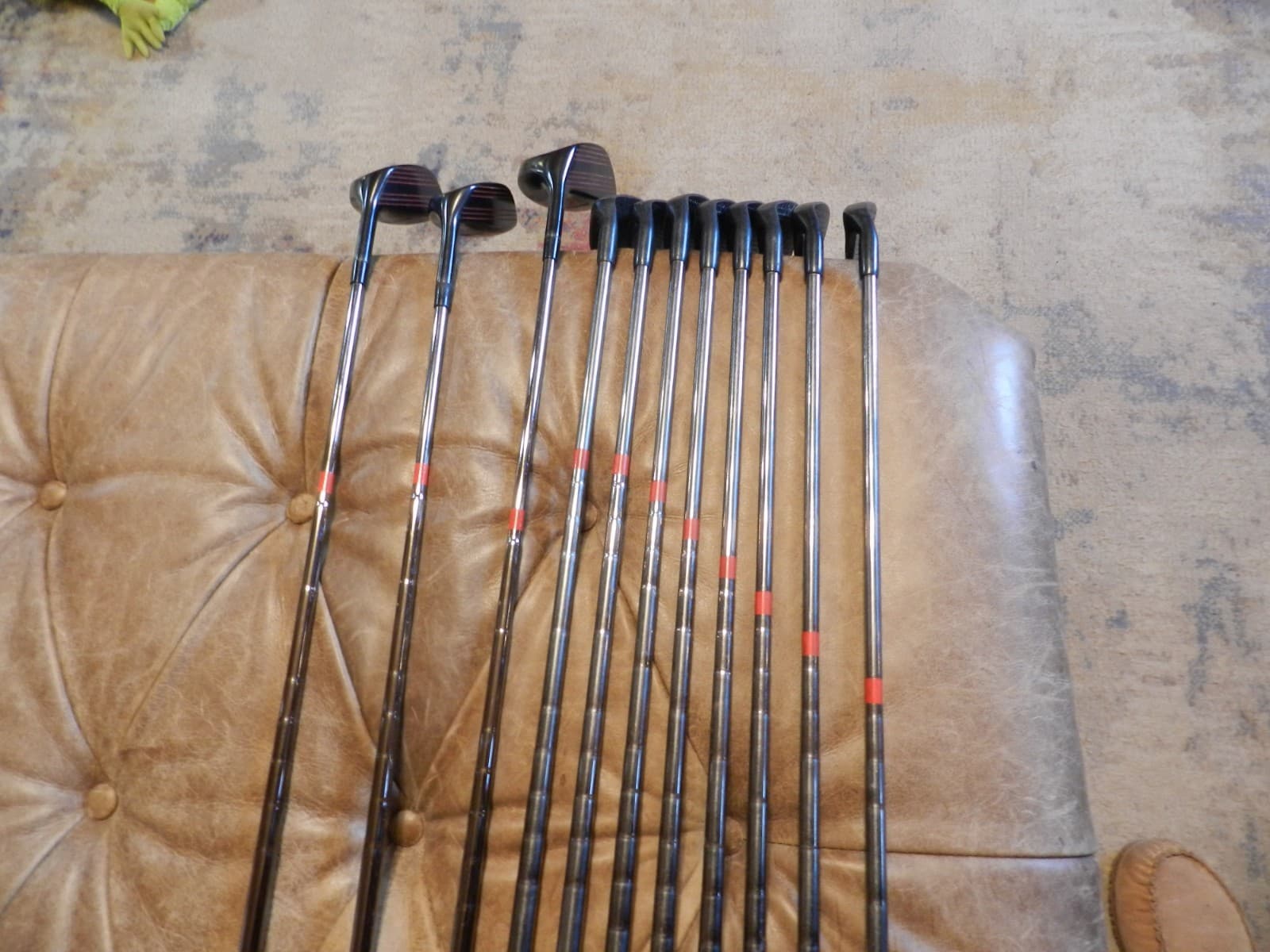 11 PC PowerBilt TPS RH Golf Club Set Melonite Factory Steel Irons/Drivers D75K - Thumbnail 6