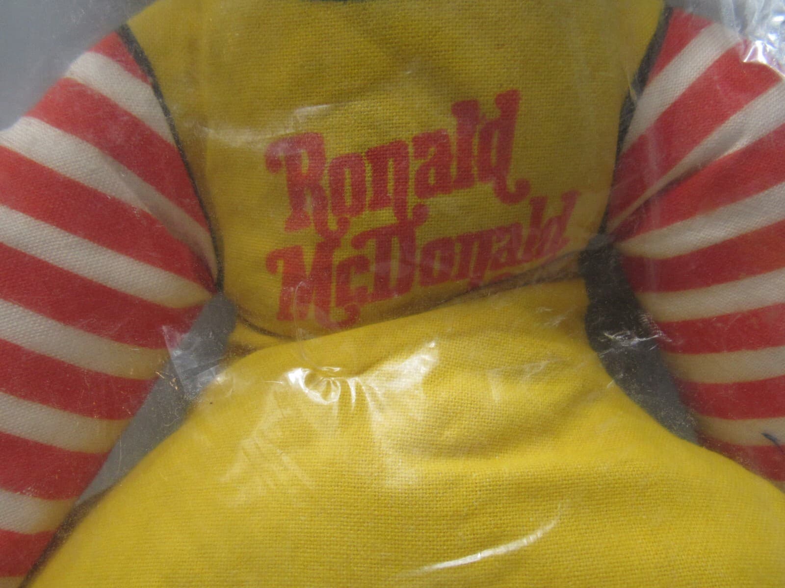 1970s Ronald McDonald Vintage 15" Stuffed Doll Plush McDonalds Fast Food Toy O71 - Thumbnail 5