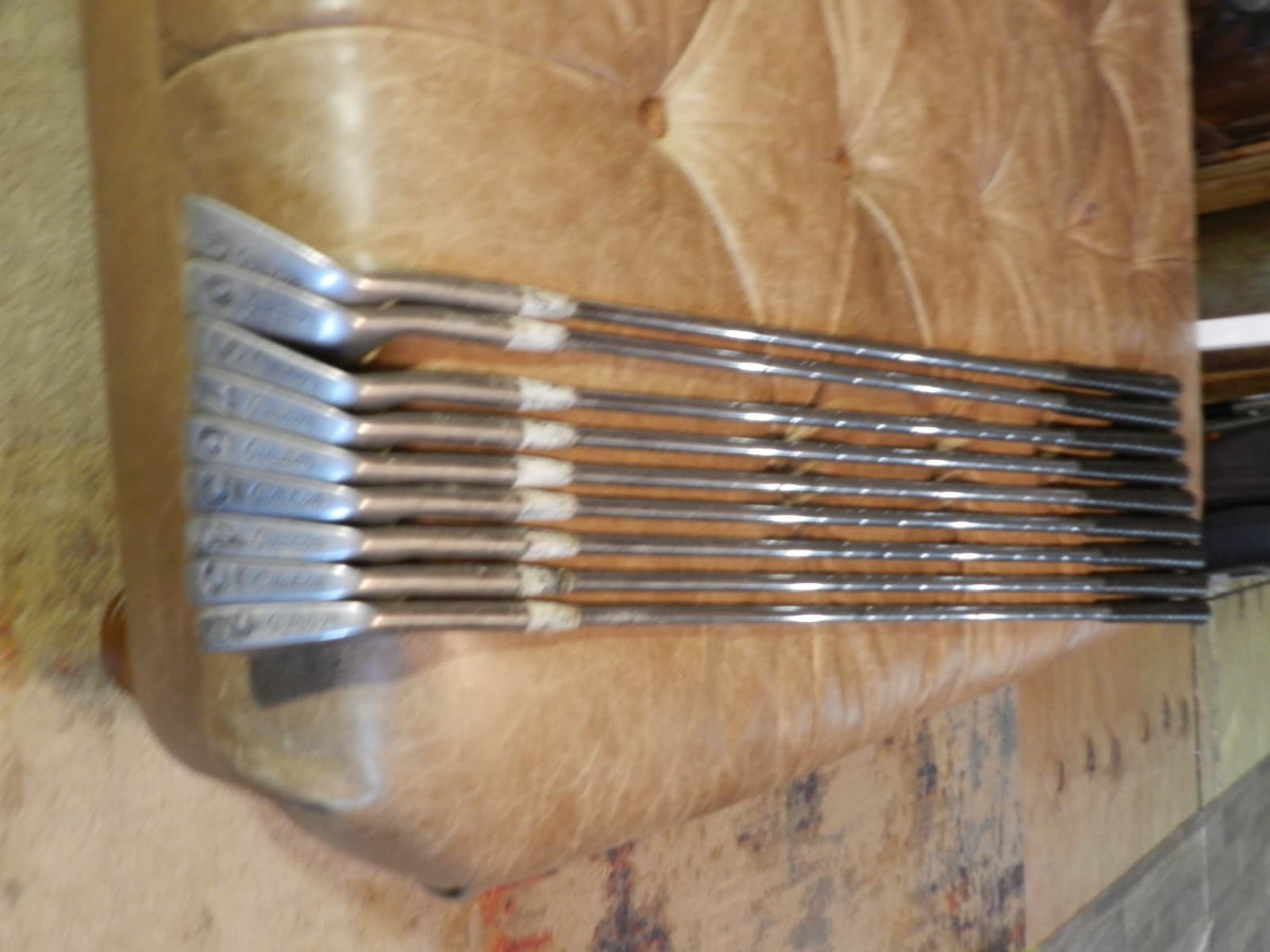 70s Power Bilt Citation Iron/Club Set RH 9PC (2-10) Stainless Delux D74K - Thumbnail 2