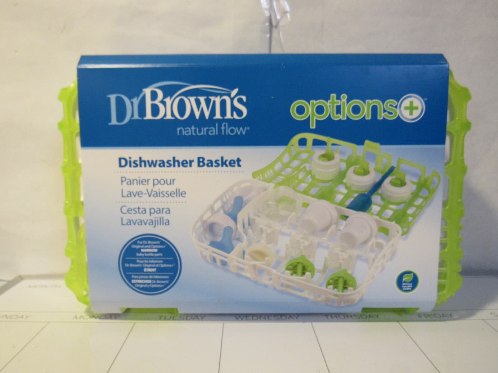 Dr. Browns Natural Flow Bottle Options Dishwasher Basket with Bottle Brush C74 - Thumbnail 3