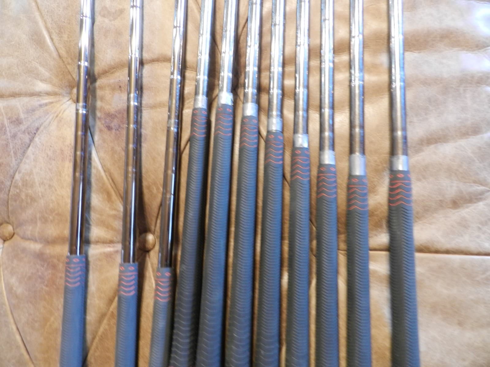 11 PC PowerBilt TPS RH Golf Club Set Melonite Factory Steel Irons/Drivers D75K - Thumbnail 8