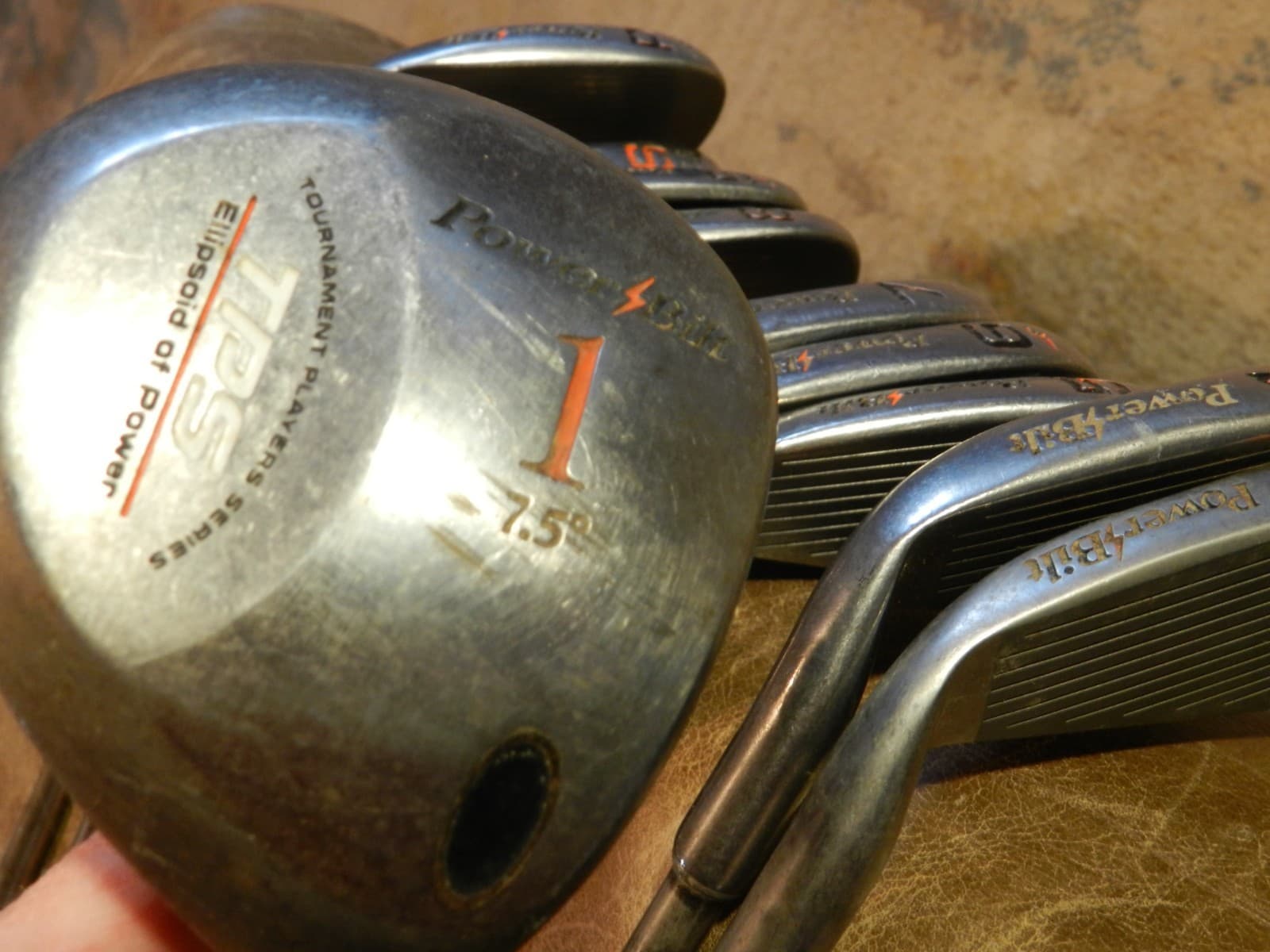 Vintage 10pc Power Bilt Dynasty Plus Golf Club Set /Dynamic Gold Right Hand D76K - Thumbnail 7