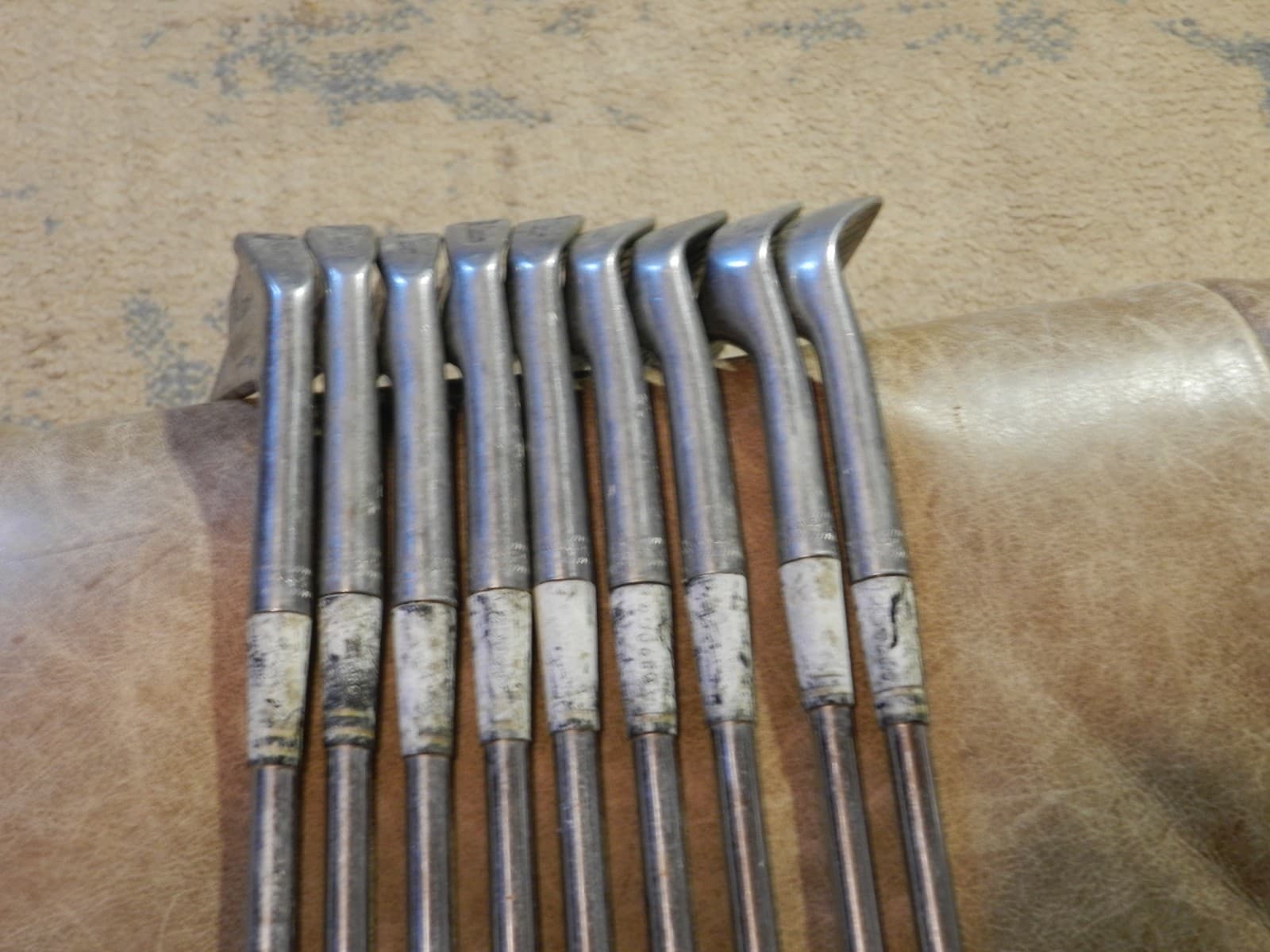 70s Power Bilt Citation Iron/Club Set RH 9PC (2-10) Stainless Delux D74K - Thumbnail 9