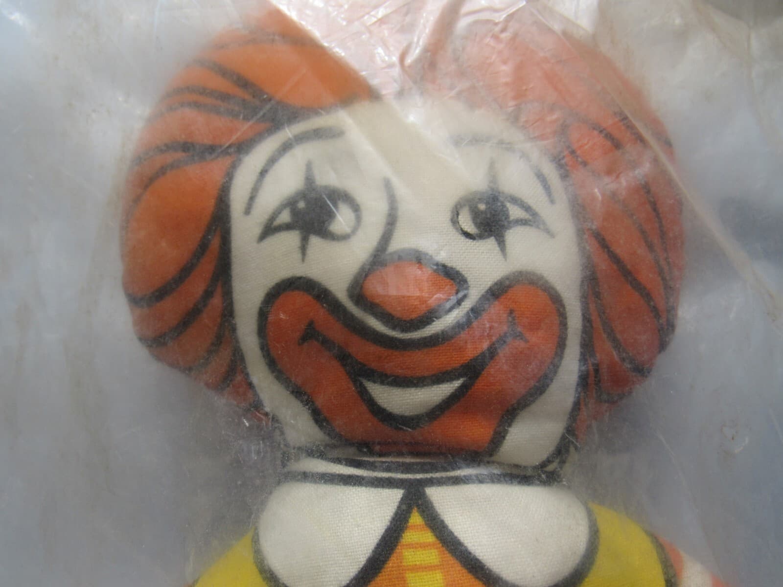 1970s Ronald McDonald Vintage 15" Stuffed Doll Plush McDonalds Fast Food Toy O71 - Thumbnail 2