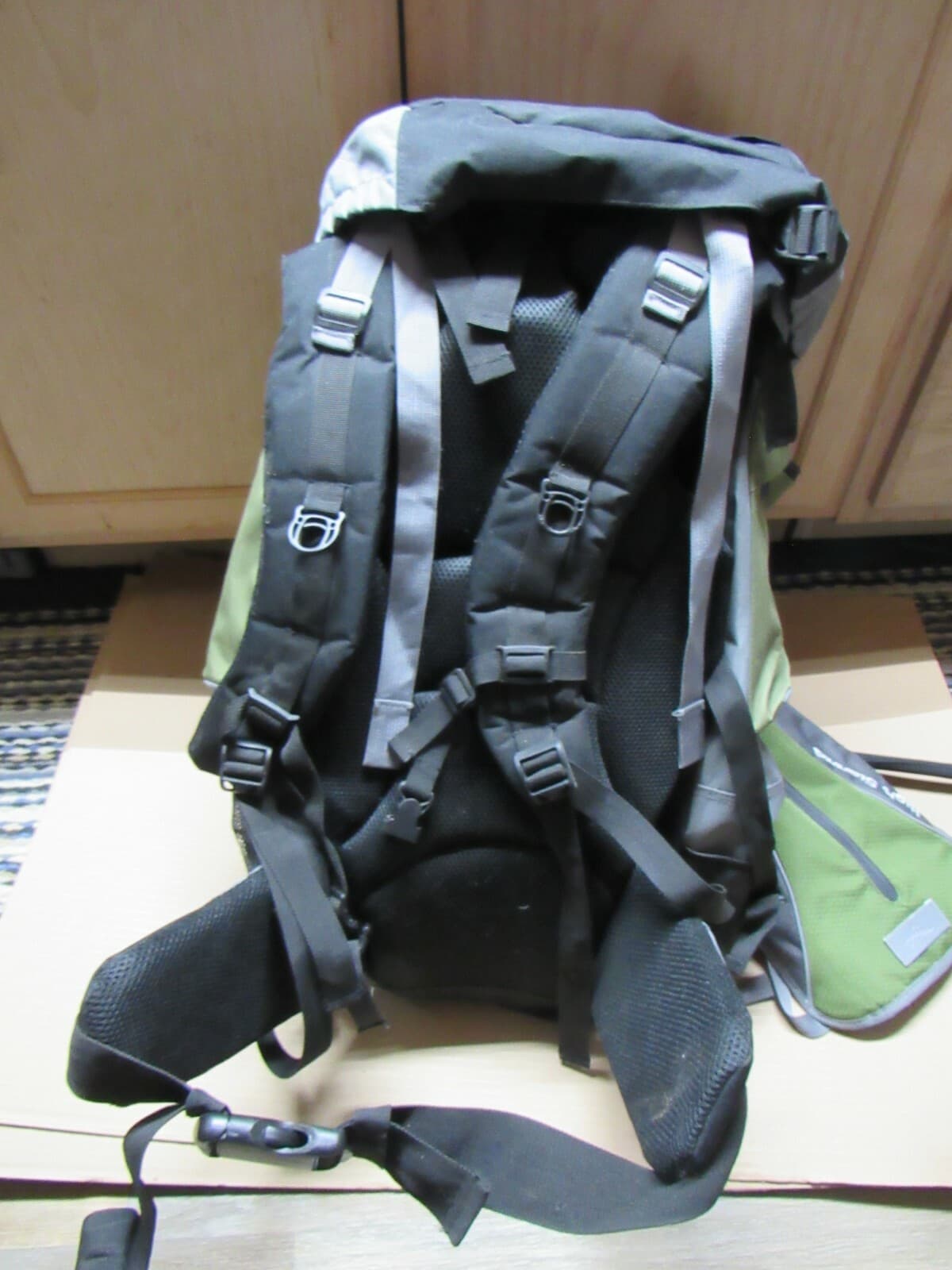 ATI Adventure Gear Backpack Hiking Daypack Large Huge Green Black - Thumbnail 5