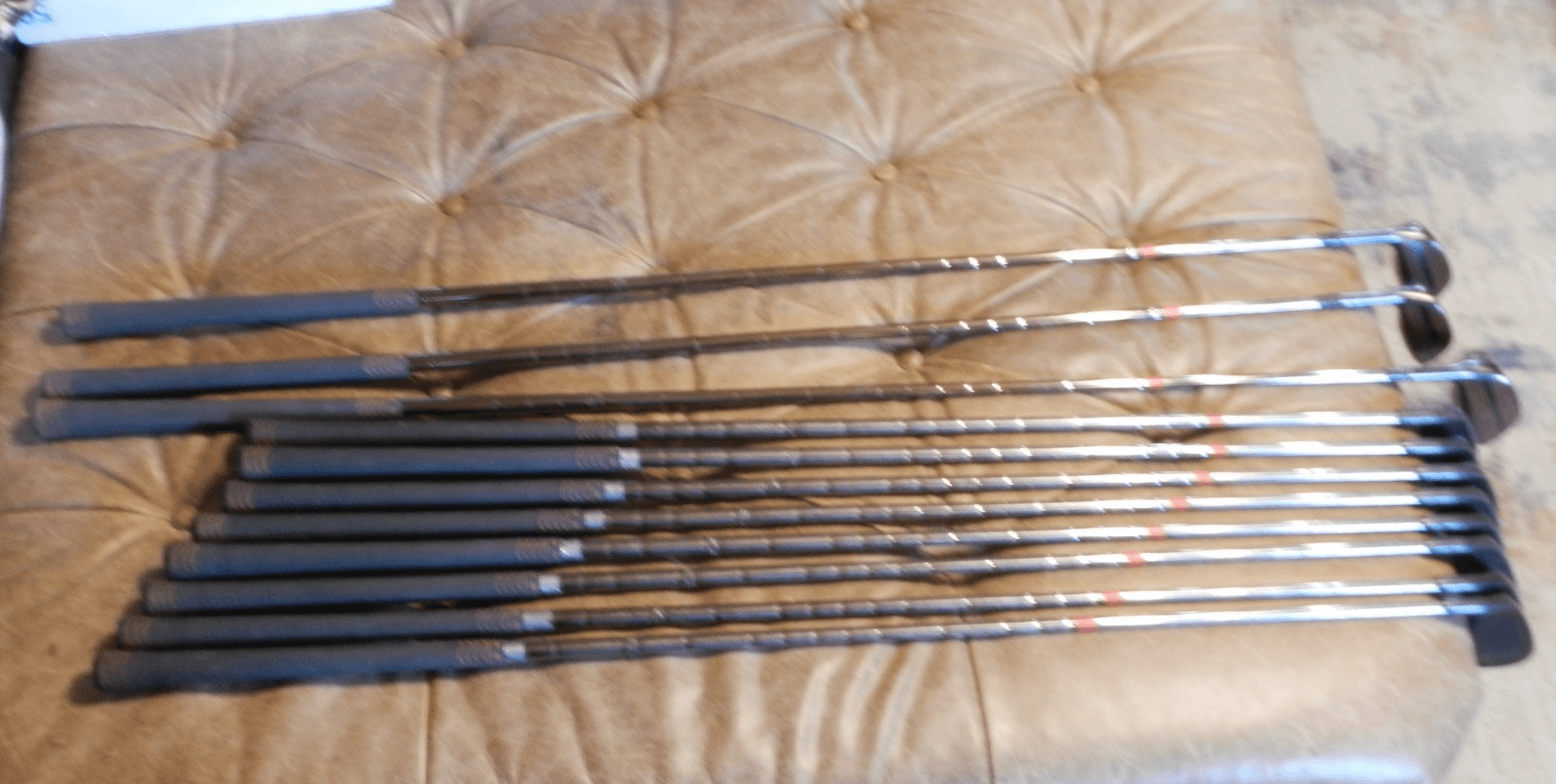 11 PC PowerBilt TPS RH Golf Club Set Melonite Factory Steel Irons/Drivers D75K - Thumbnail 4