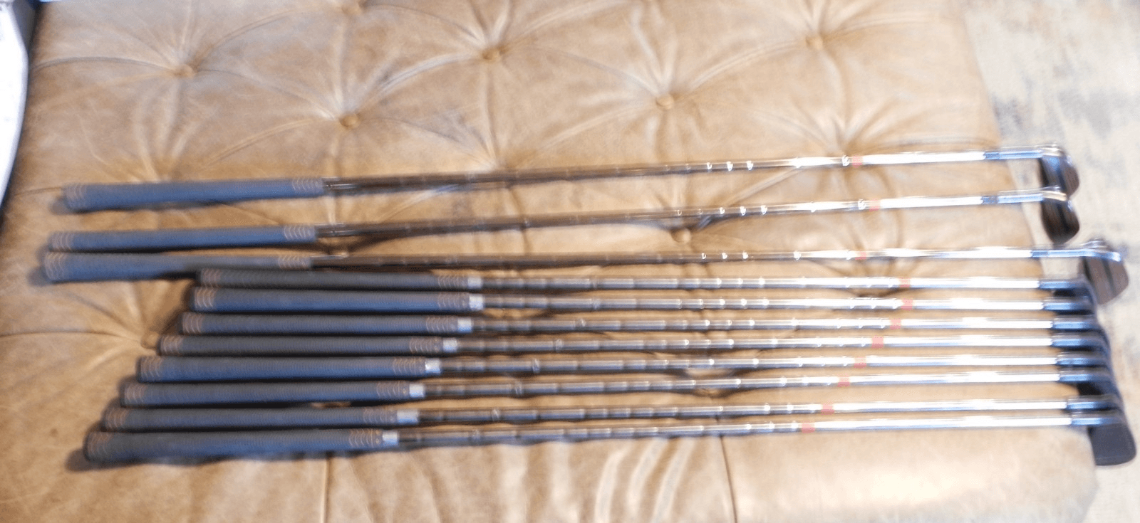 11 PC PowerBilt TPS RH Golf Club Set Melonite Factory Steel Irons/Drivers D75K - Thumbnail 3