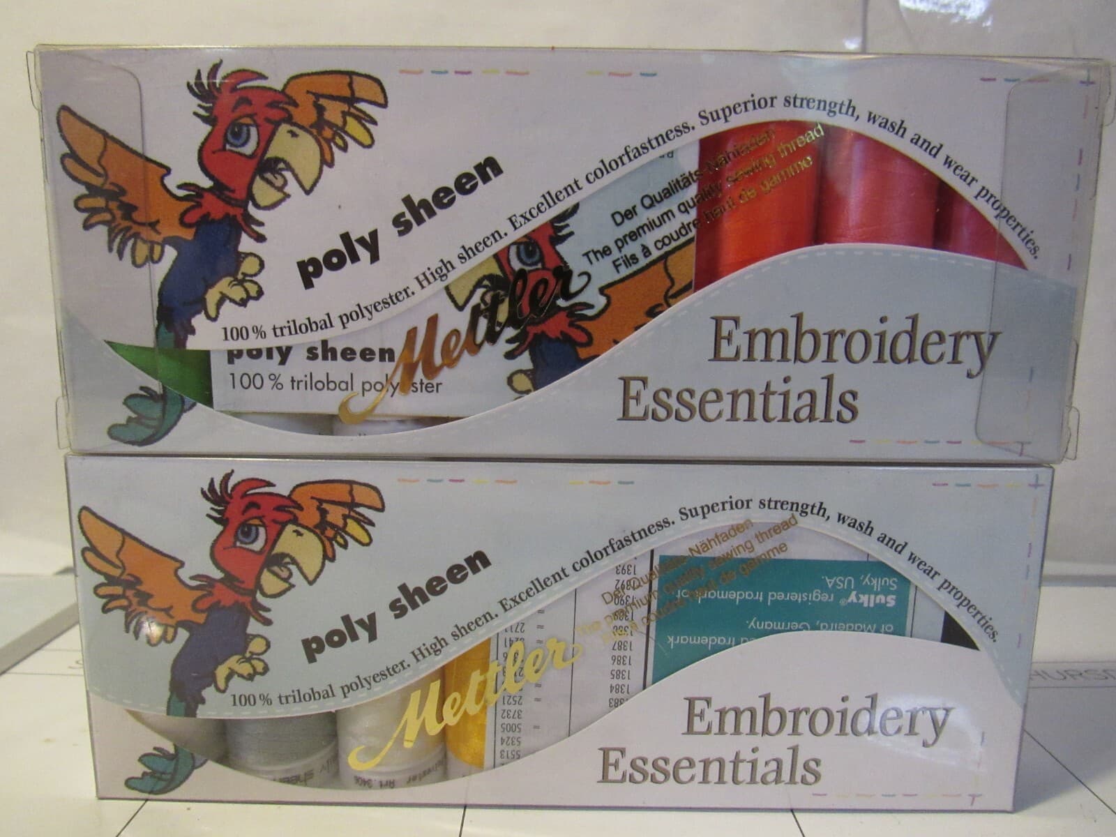 16 Spools Embroidery Polyester Thread Mettler Poly Sheen Multi New in Pack E7J - Thumbnail 4