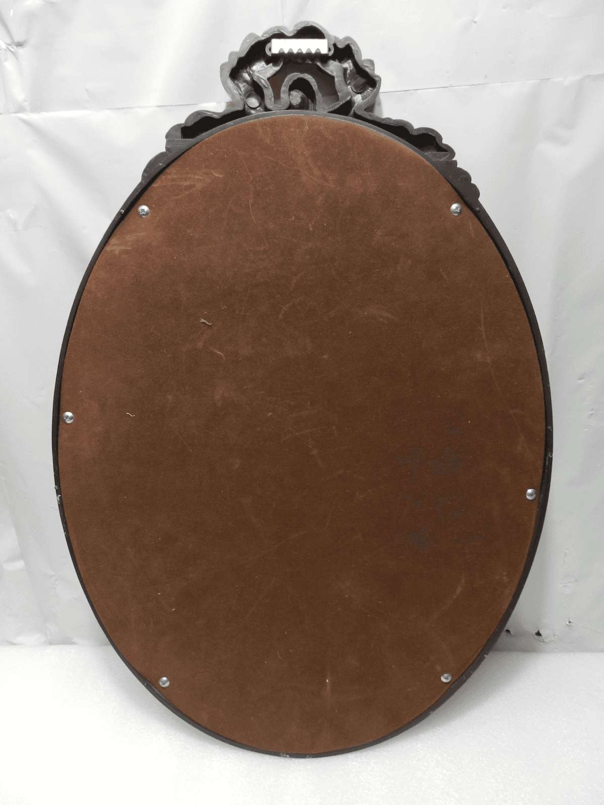 Vintage Ornate Oval Gold HOMCO Wall Mirror Hollywood Regency 19.5” D82J - Thumbnail 6