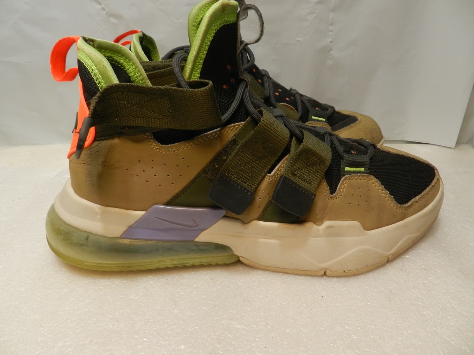 Nike Air Edge 270 Parachute Sneakers Mens Sz 9.5 Beige/Anthracite (X16K) - Thumbnail 4