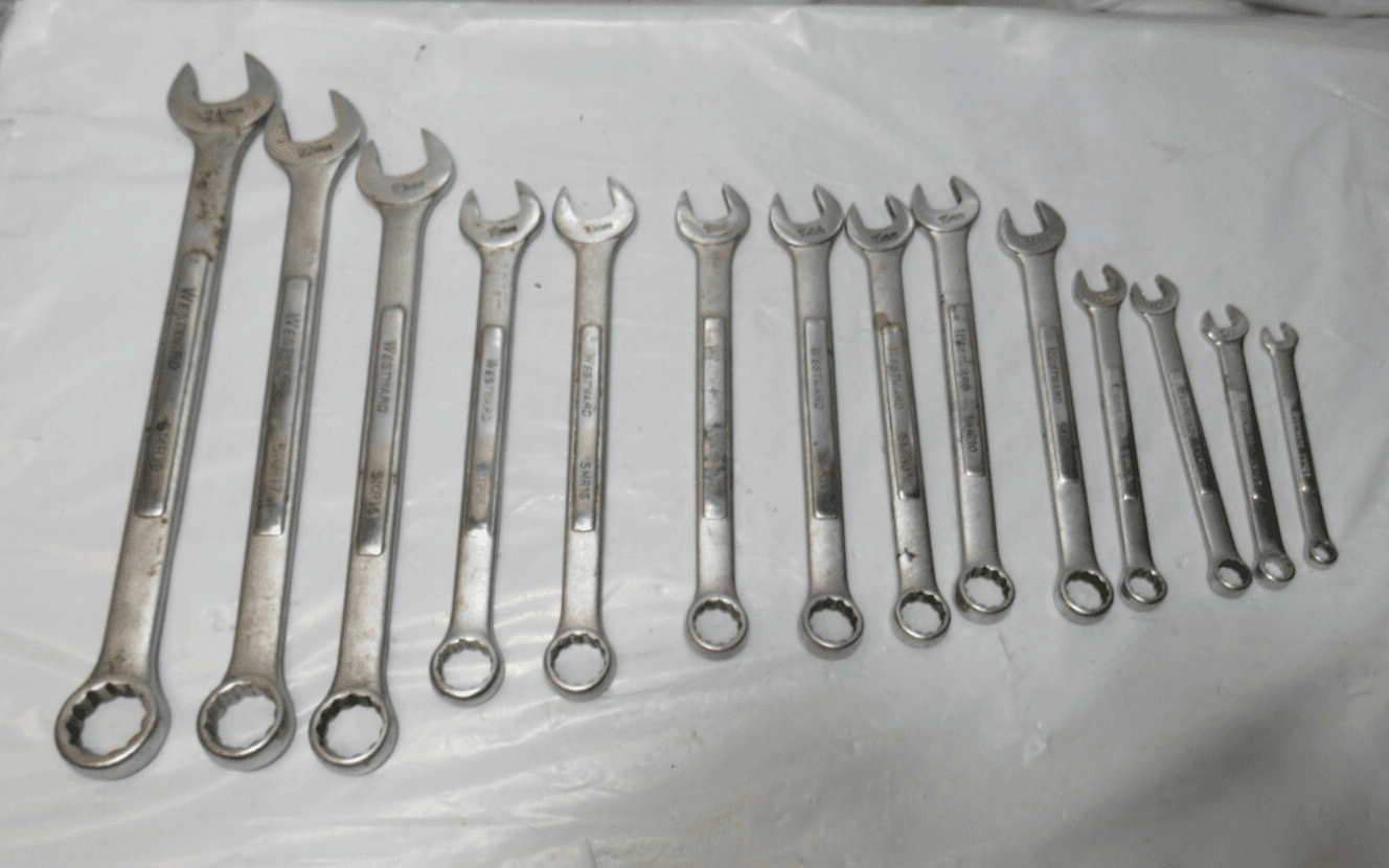 14pc Westward Metric Combination Wrench Set 7-24mm 12 Point (Q80J)