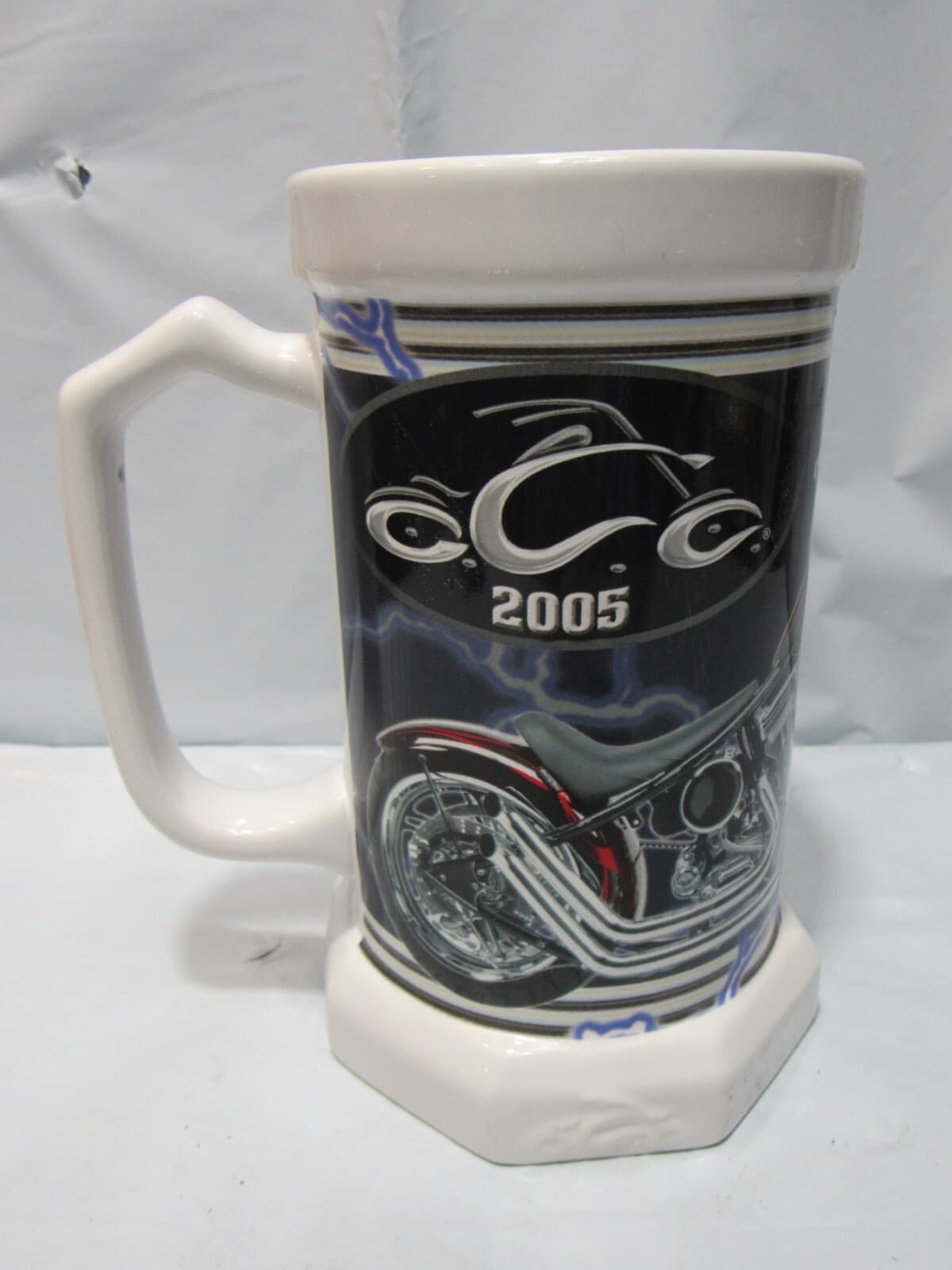Orange County Choppers Motorcycle Beer Stein Mug Tankard 2005 New York (O92M)