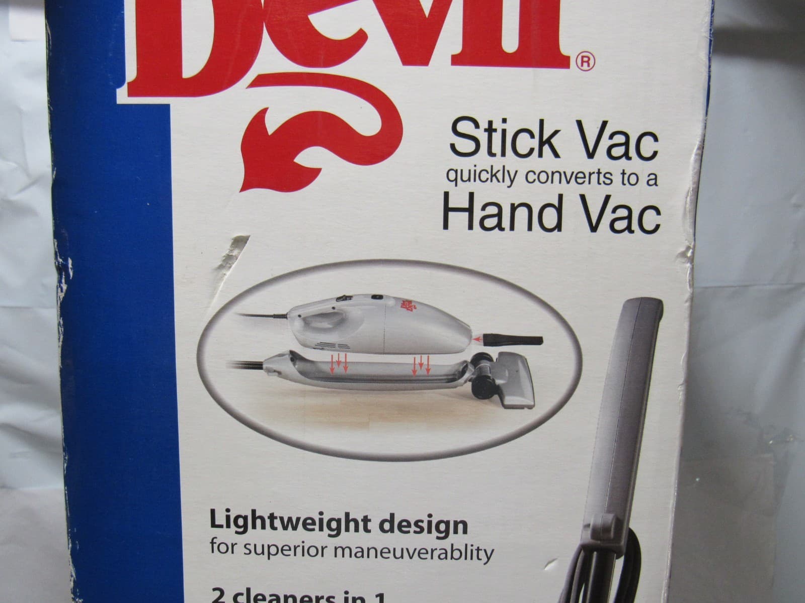 Dirt Devil Stick Vac / Hand Vac Light Weight Corded NIB (J90J) - Thumbnail 2