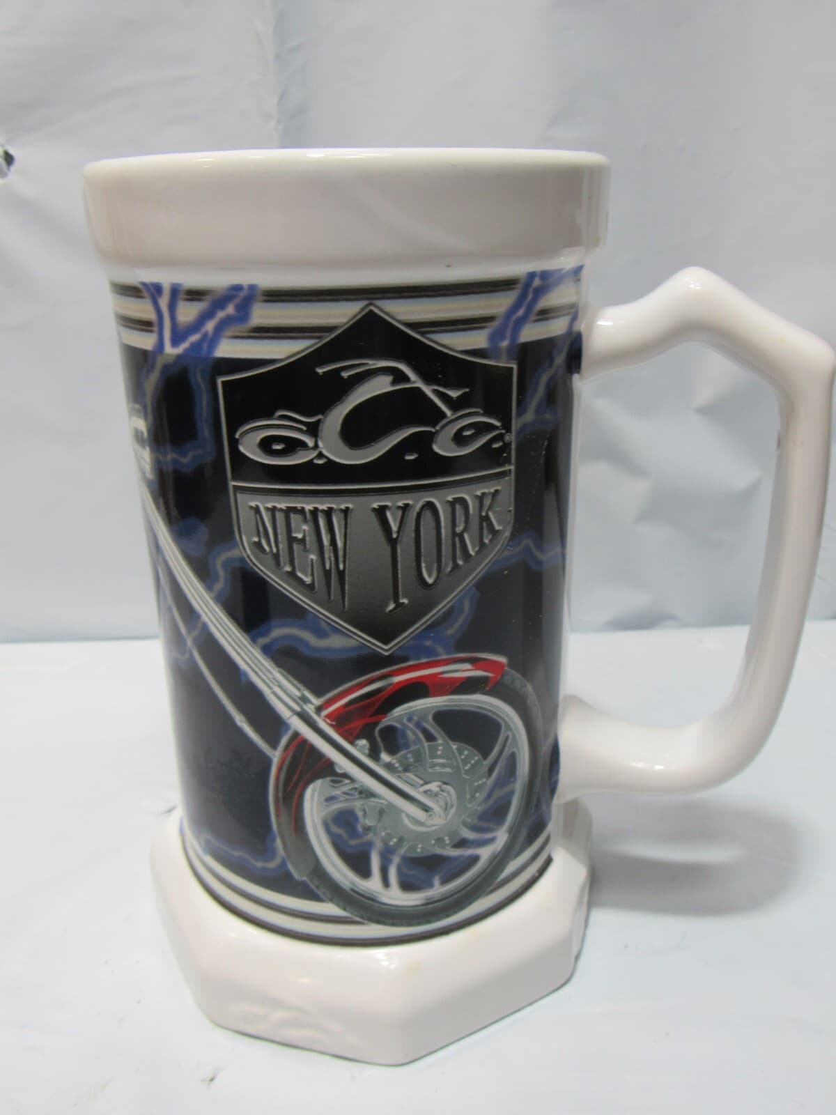 Orange County Choppers Motorcycle Beer Stein Mug Tankard 2005 New York (O92M) - Thumbnail 5