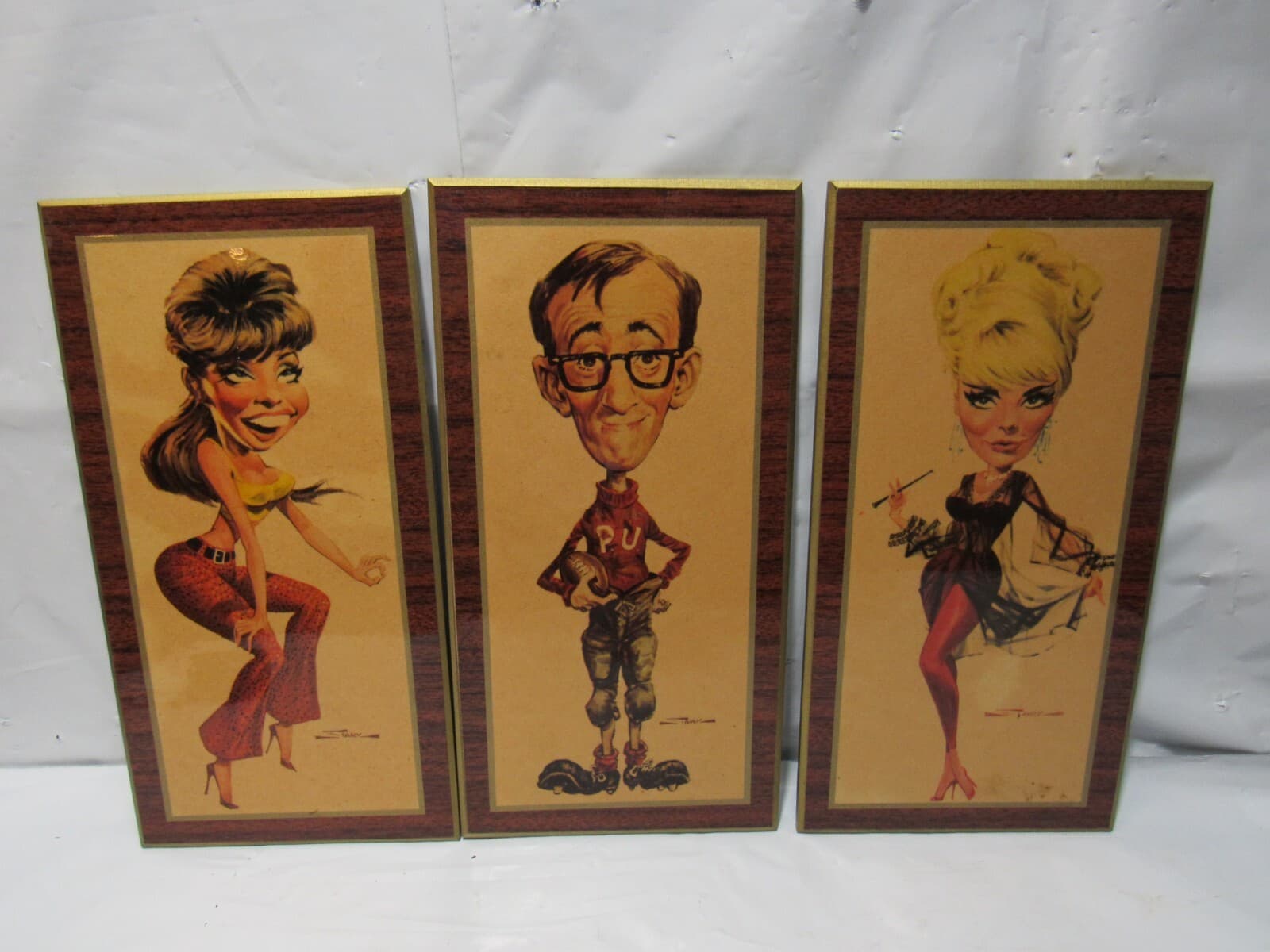 5 Rare BRUCE STARK Artwork Caricatures Wall Art Phil Silvers Woody Allen Q84J - Thumbnail 6