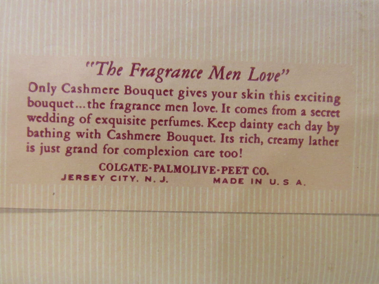 (5) Vintage Cashmere Bouquet Toilet Soaps Bath Soap Full Size Bar Unopened E23J - Thumbnail 3