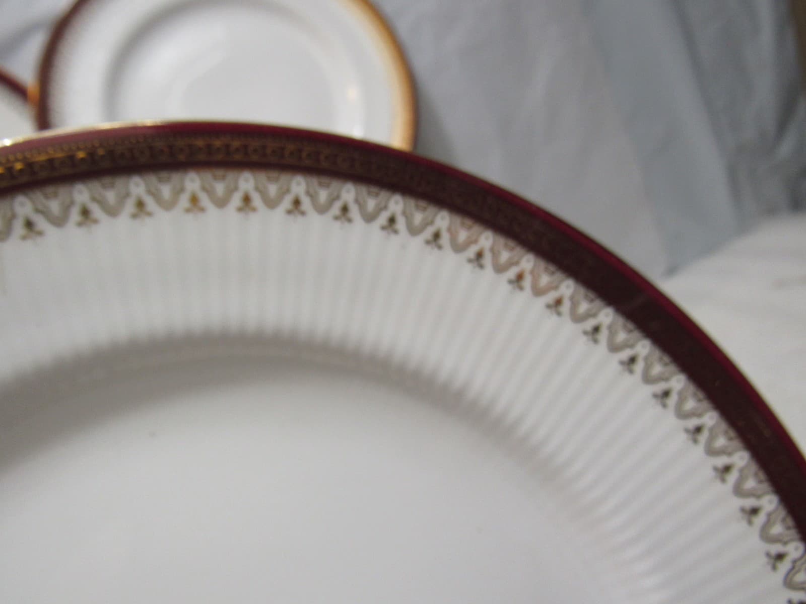 4 Royal Albert Paragon Holyrood Plate 8" Dessert / Salad Plate Bone China J91J - Thumbnail 9