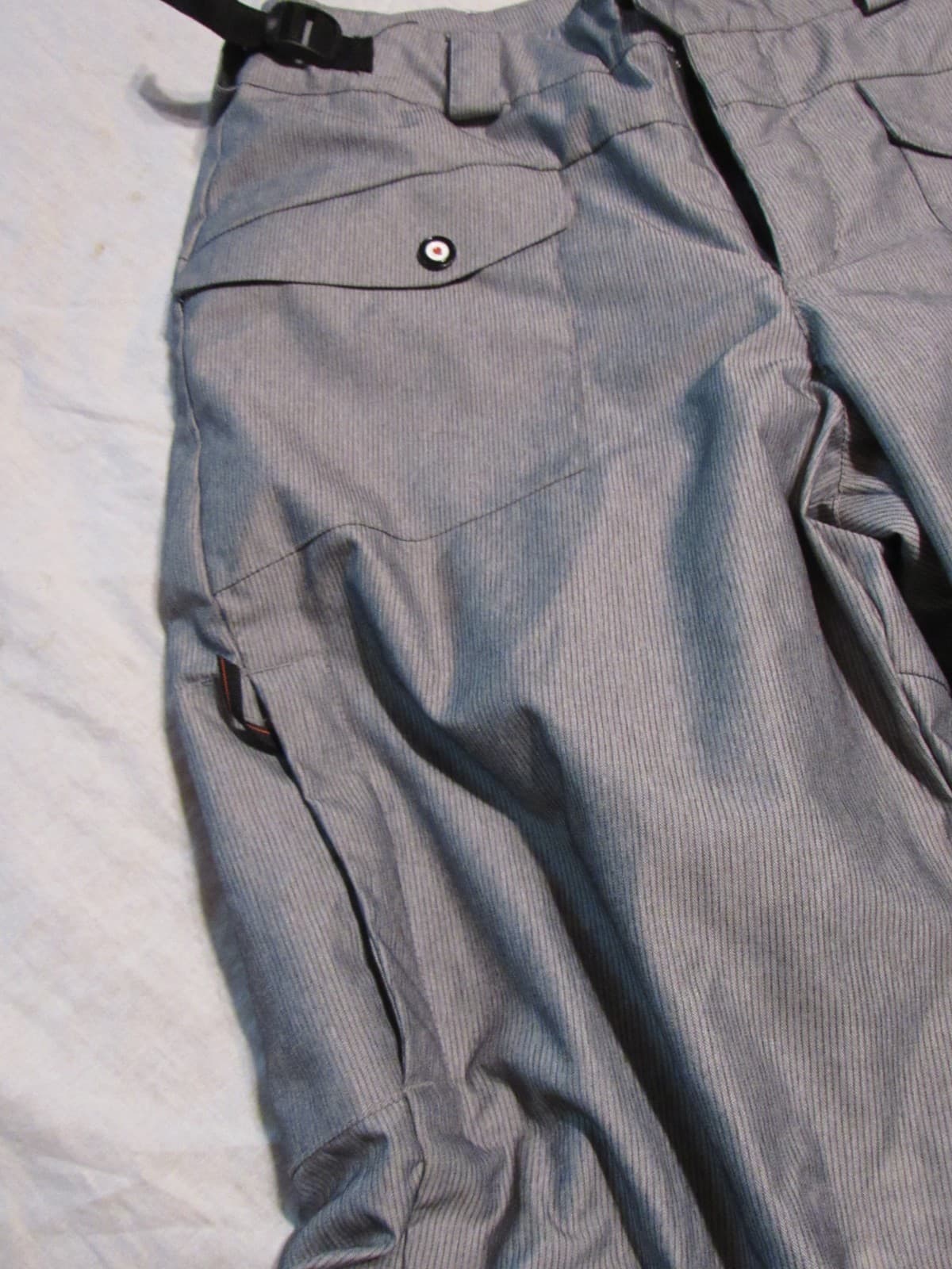 Columbia Convert Snowboard Pants Youth M 14/16 Grey Ski OMNI SHIELD Cargo V64M - Thumbnail 10