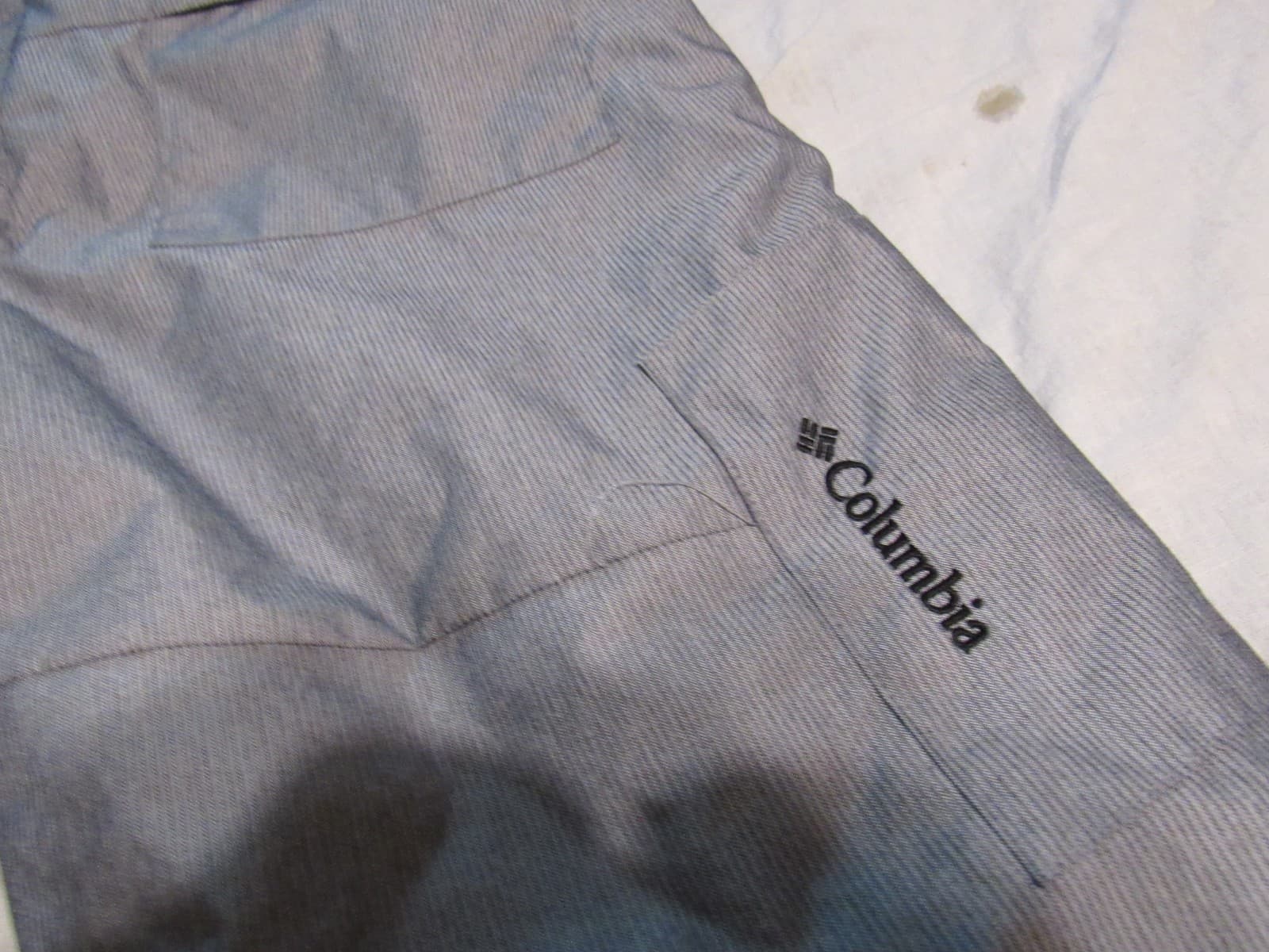 Columbia Convert Snowboard Pants Youth M 14/16 Grey Ski OMNI SHIELD Cargo V64M - Thumbnail 5