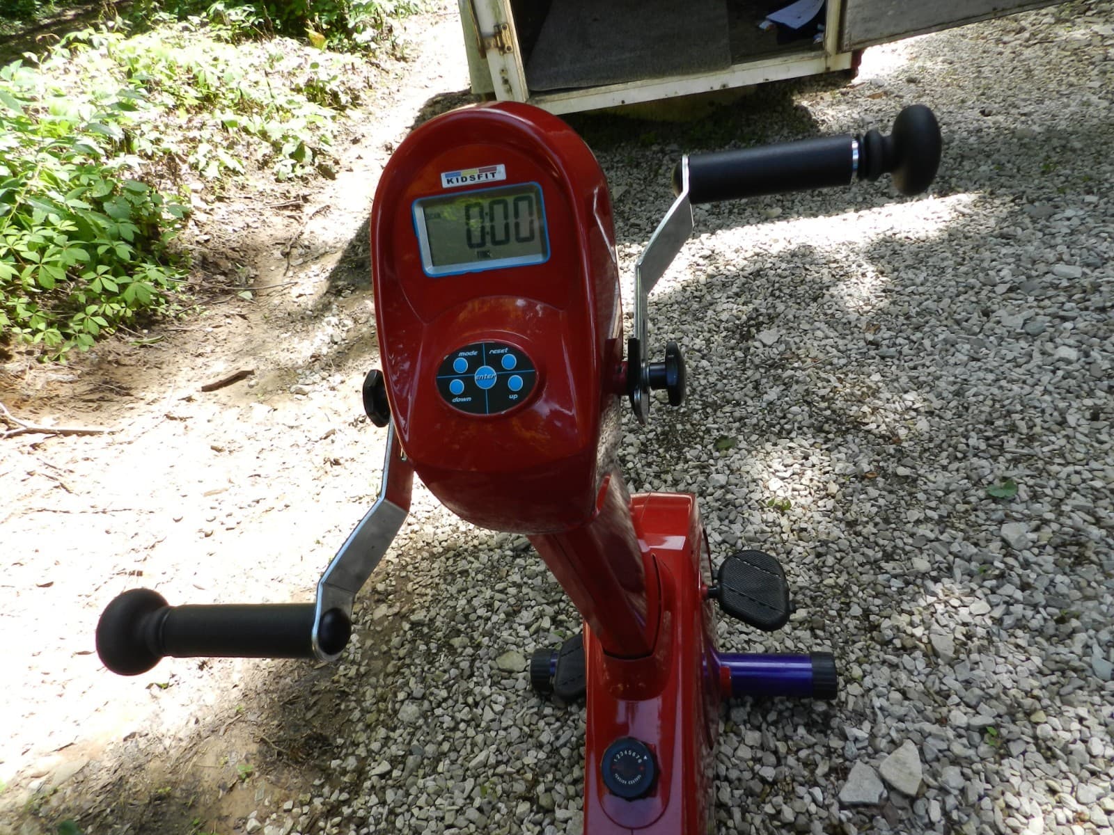 KIDSFIT Cardio Kids Fully Recumbent Total Body Exercise Bike Cycle Red Purple J - Thumbnail 13