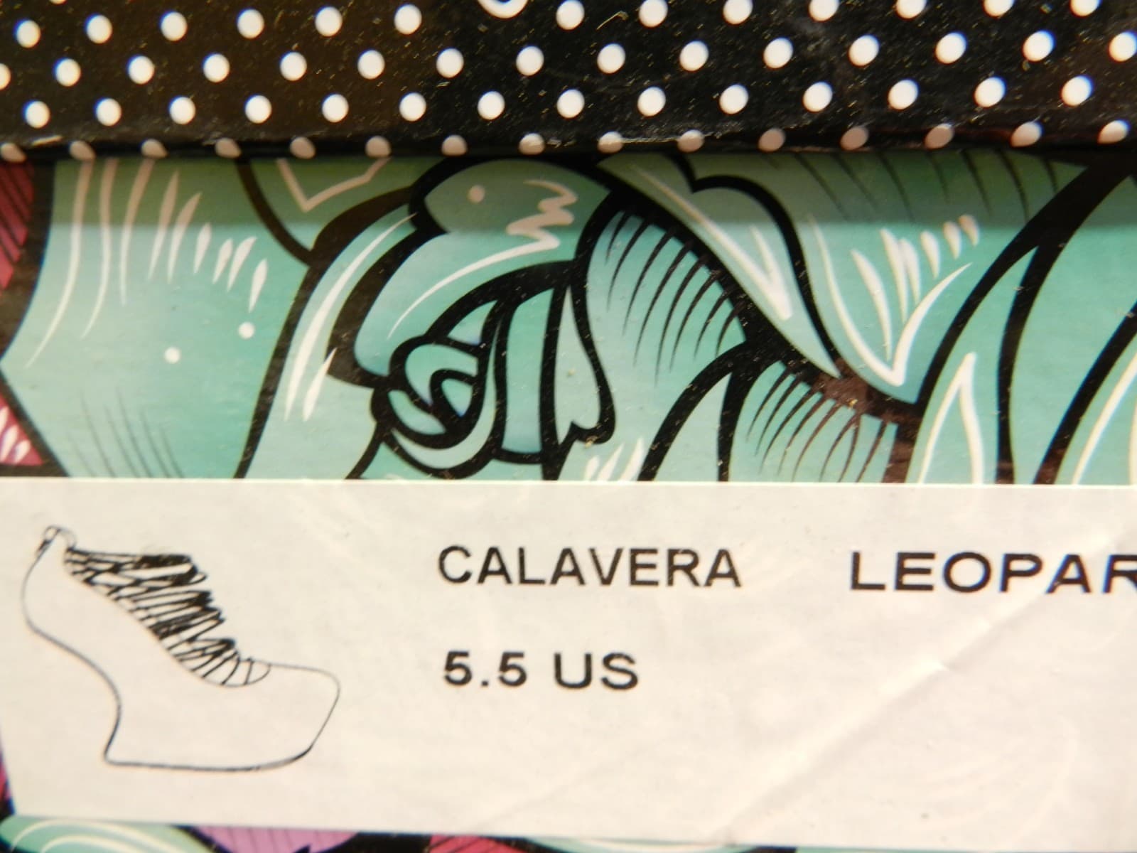Taylor Says Calavera Leopard Heel-less Platform Heels Size 5.5 (H48M) - Thumbnail 12