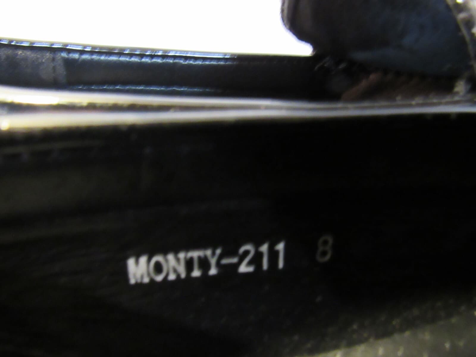After Midnight Mens Black Silver Loafers Formal Size 8 M L65K - Thumbnail 2